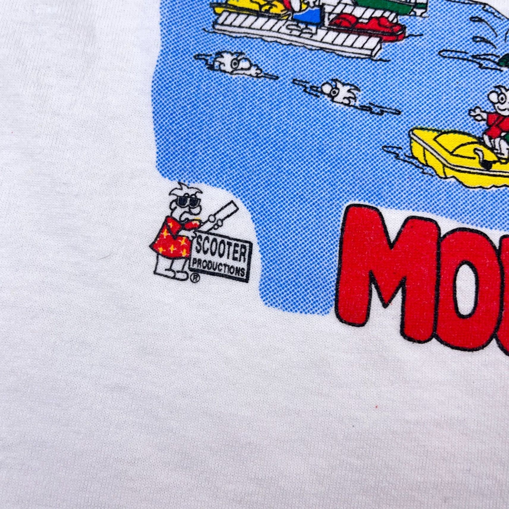 Vintage VINTAGE Screen Stars Best Shirt Men L White Graphic Print 80s 90s Nature Mountain Lake Dirty Dancing Size US L / EU 52-54 / 3 - 6 Thumbnail