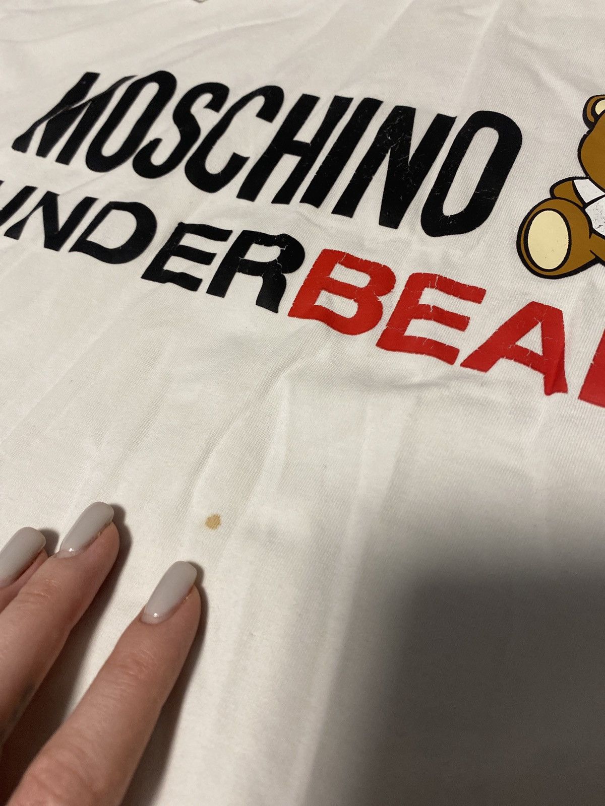 Moschino Moschino UnderBear Mens T-Shirt Tee Size US S / EU 44-46 / 1 - 9 Thumbnail