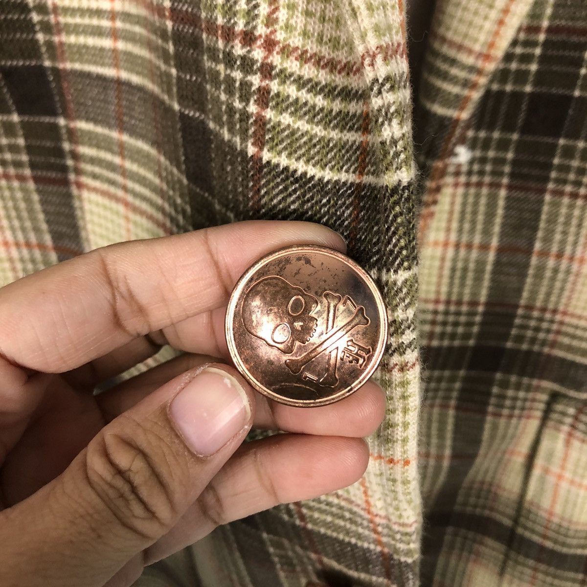 Japanese Brand Hydrogen Archive Plaid Skull Italian Tailored Jacket Size US M / EU 48-50 / 2 - 17 Thumbnail