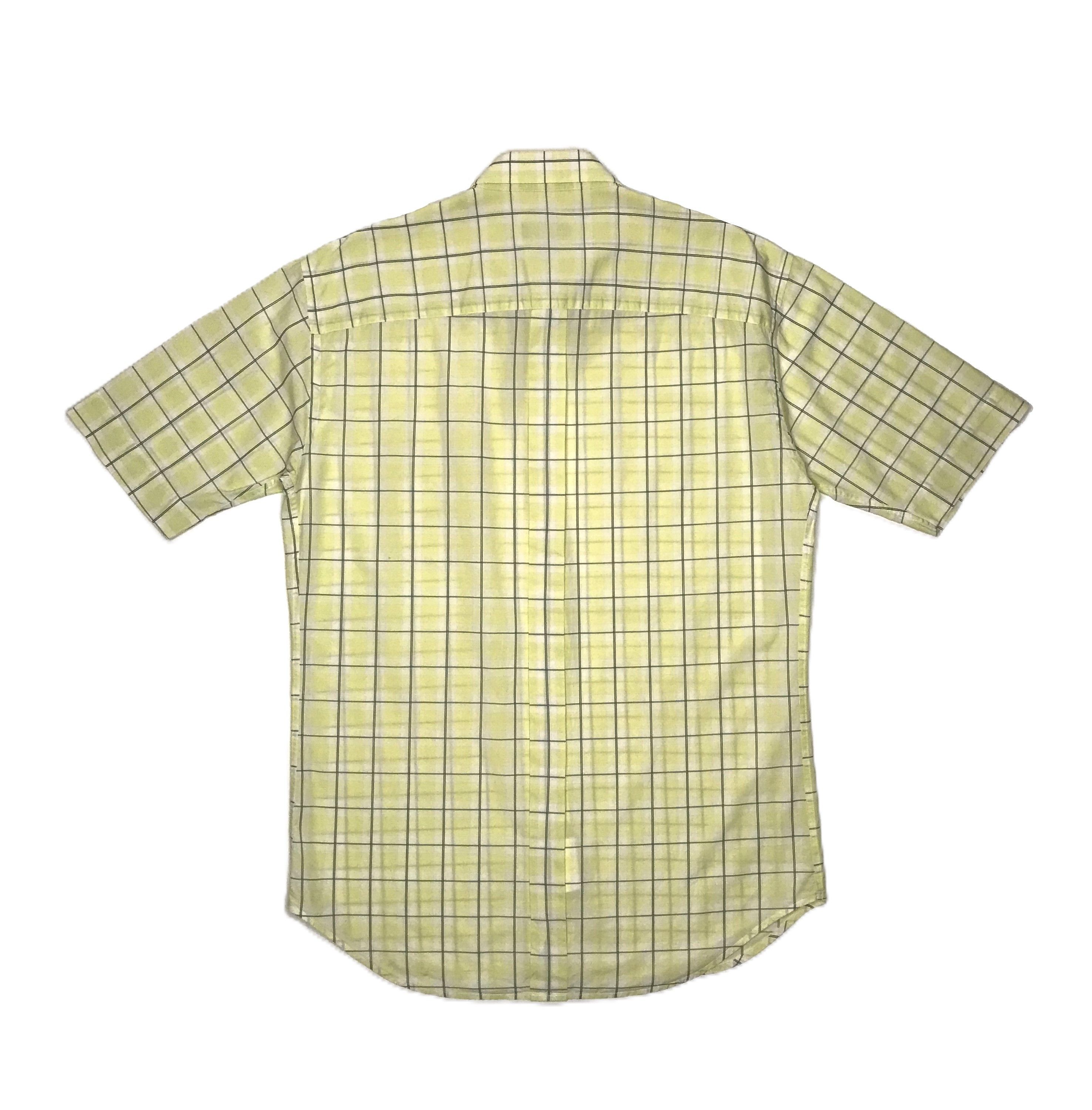 Burberry Burberry Vintage Mens Short Sleeve Shirt Plaid Sz L Size US L / EU 52-54 / 3 - 2 Thumbnail