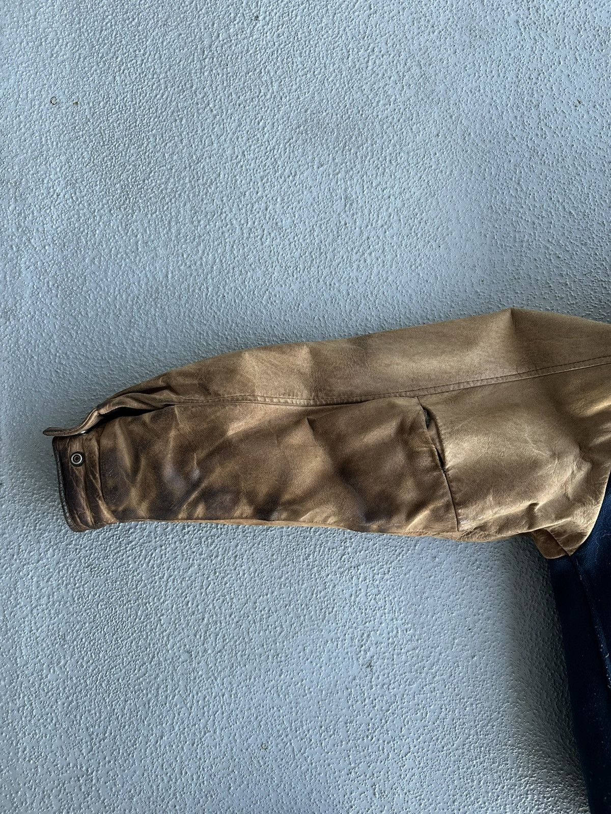 Other CANADA SPORTWEAR BLUE AND BROWN BASEBALL JACKET Size US M / EU 48-50 / 2 - 6 Thumbnail