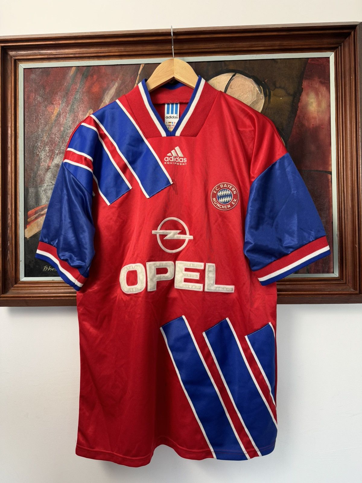 Adidas Vintage 90s Adidas Bayern Munchen Soccer Football Jersey Size US M / EU 48-50 / 2 - 1 Thumbnail