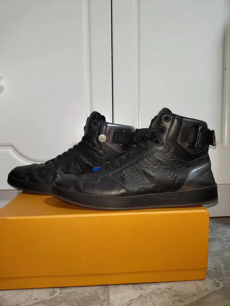 Louis Vuitton Louis Vuitton Black High-Top Sneakers - dmc Size US 9.5 / EU 42-43 - 1 Thumbnail