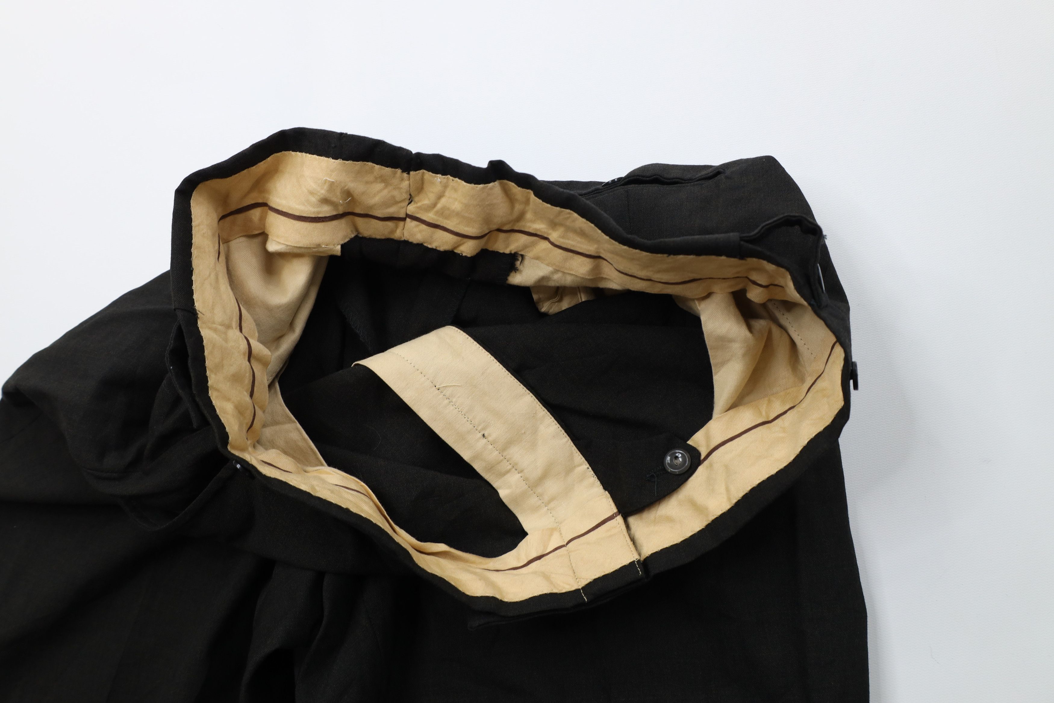Vintage Vintage 50s Hollywood Regency Gabardine Knit Chino Pants USA Size US 32 / EU 48 - 9 Thumbnail