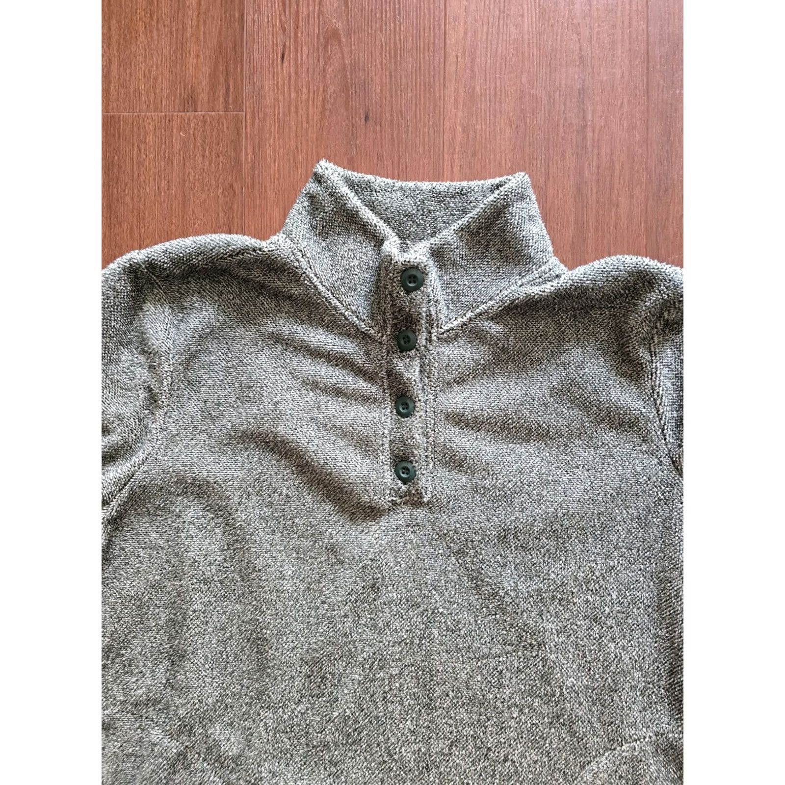 Eddie Bauer Eddie Bauer Pullover Womens XL Green Fleece Size Button Pockets Cozycore Size XL / US 12-14 / IT 48-50 - 4 Thumbnail