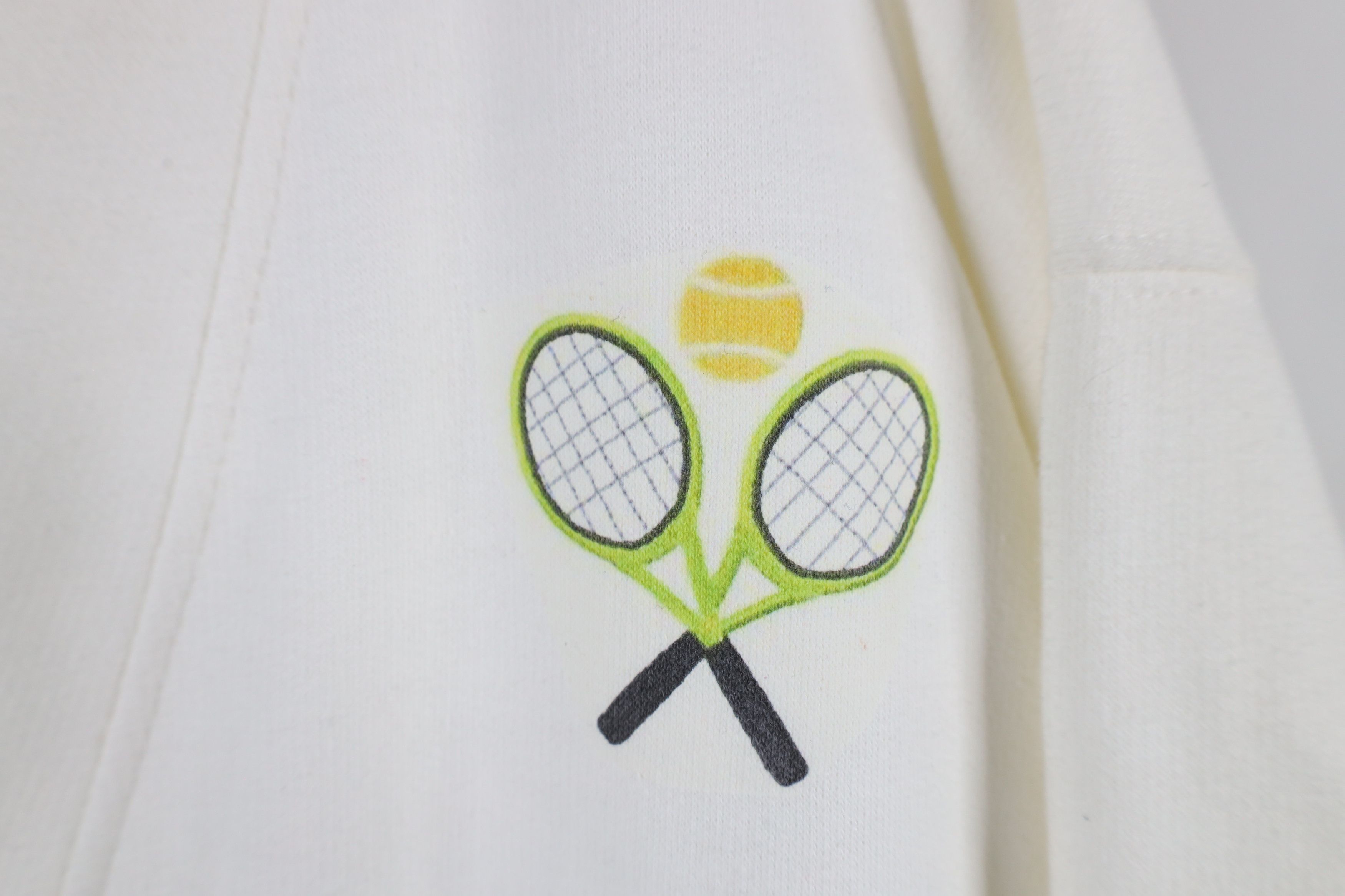 Vintage Vintage 90s Streetwear Button Cardigan Sweatshirt White Size L / US 10 / IT 46 - 4 Thumbnail