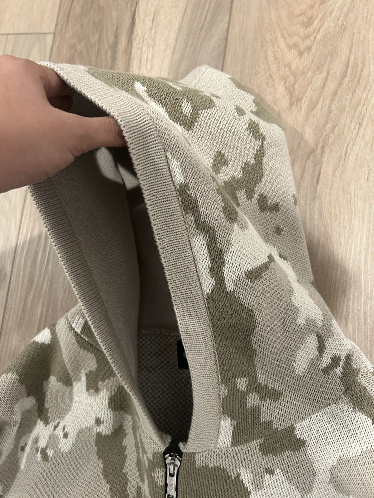 Racer Worldwide Racer worldwide camo knit zip up Size US L / EU 52-54 / 3 - 4 Thumbnail