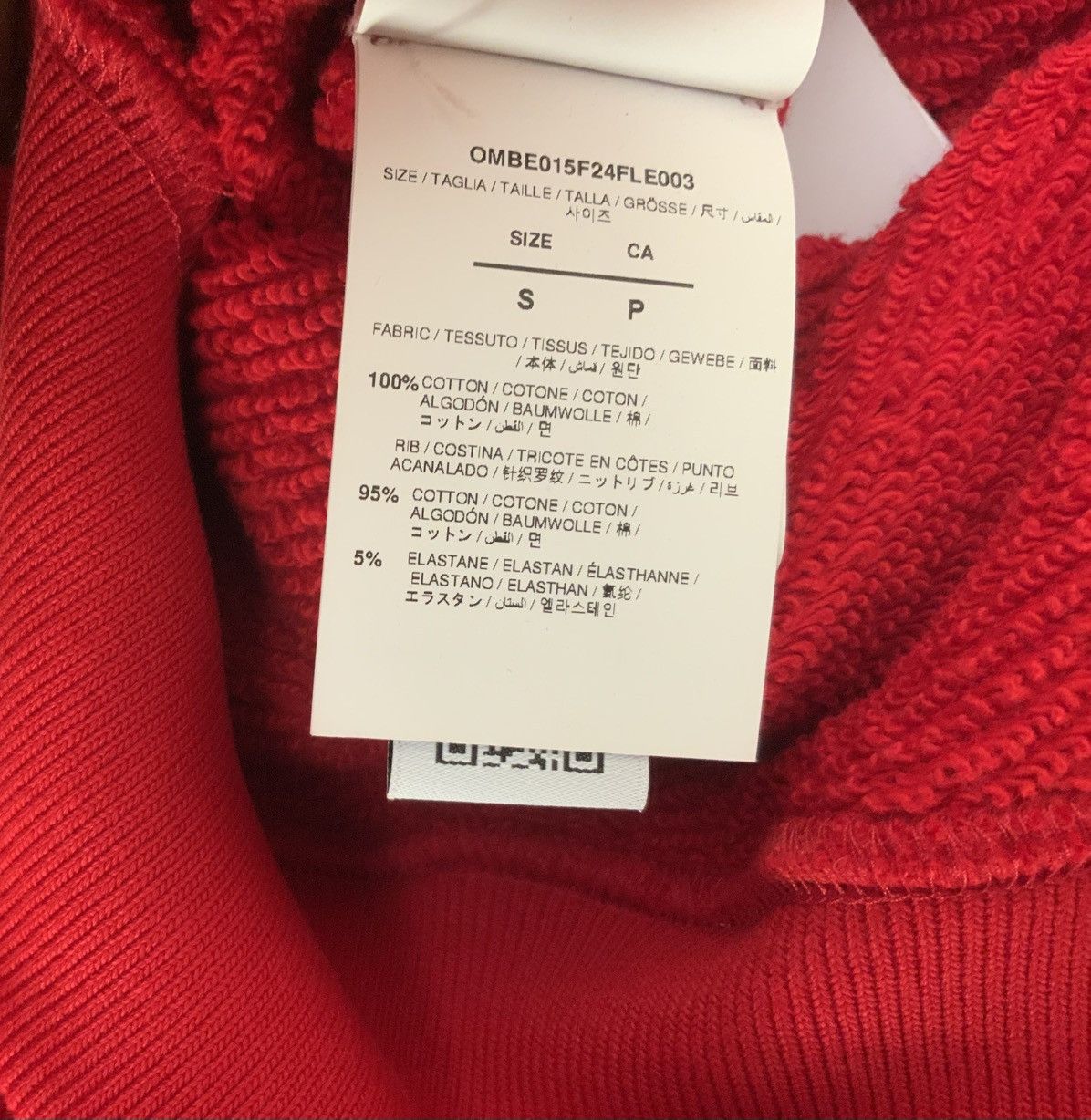 Off-White Off-White red scorpion patch hoodie Size US S / EU 44-46 / 1 - 12 Thumbnail