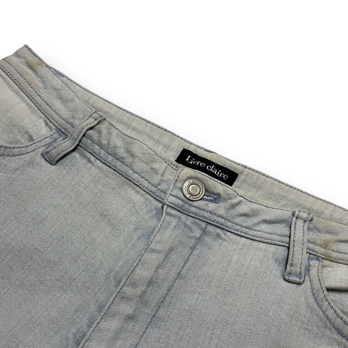Japanese Brand ORIGINAL FLARE LIVRE DAIRE INSPIRED BY LGB DESIGN (29×40) Size US 28 / EU 44 - 6 Thumbnail