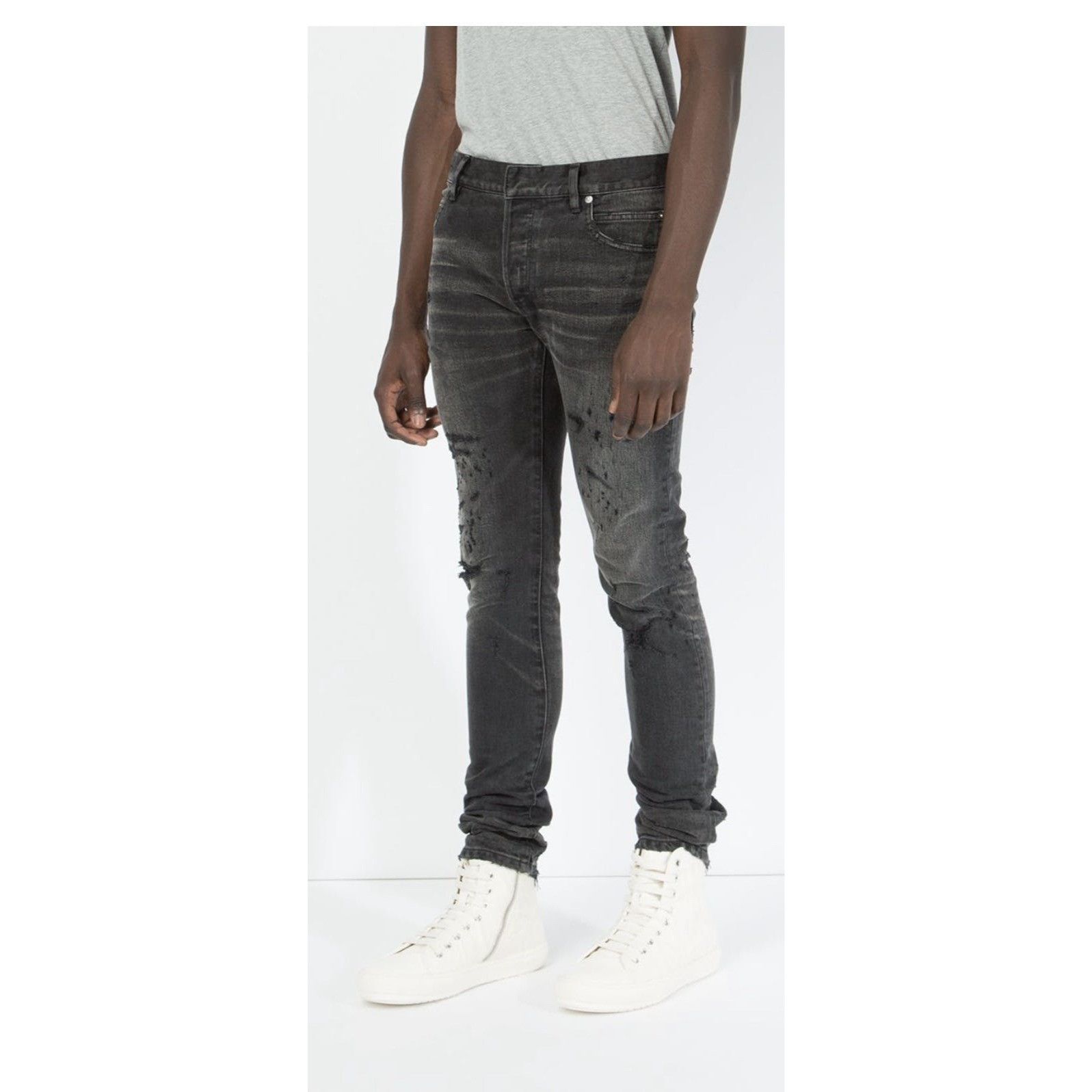 Balmain Balmain Distressed Skinny Jeans Size US 32 / EU 48 - 3 Thumbnail