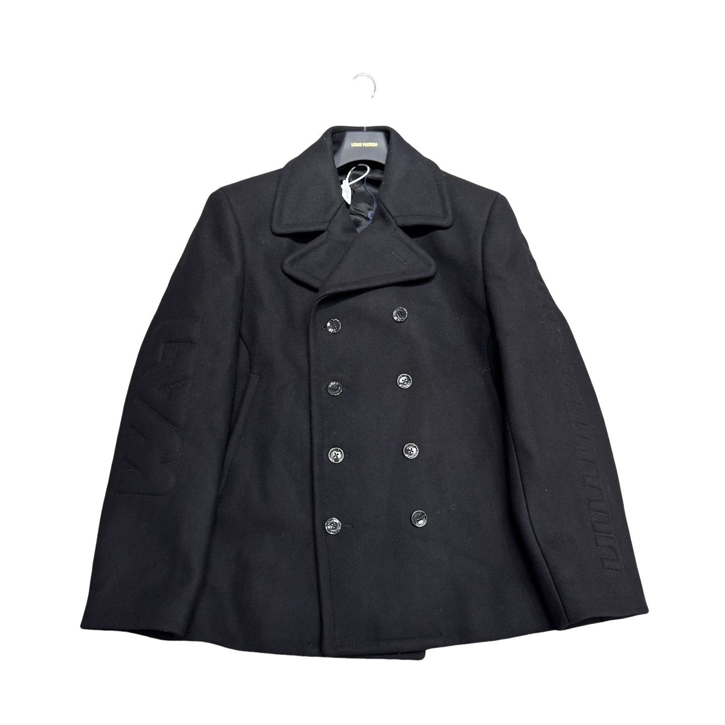 Louis Vuitton Louis Vuitton Tech Wool Double-Breasted Peacoat 52 Size US L / EU 52-54 / 3 - 1 Thumbnail