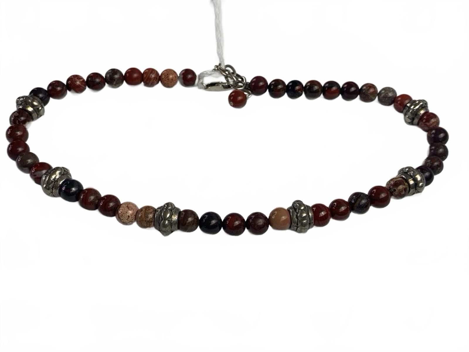 Other Jasper Strand with Cast Sterling Silver Beads and Findings Size ONE SIZE - 3 Thumbnail
