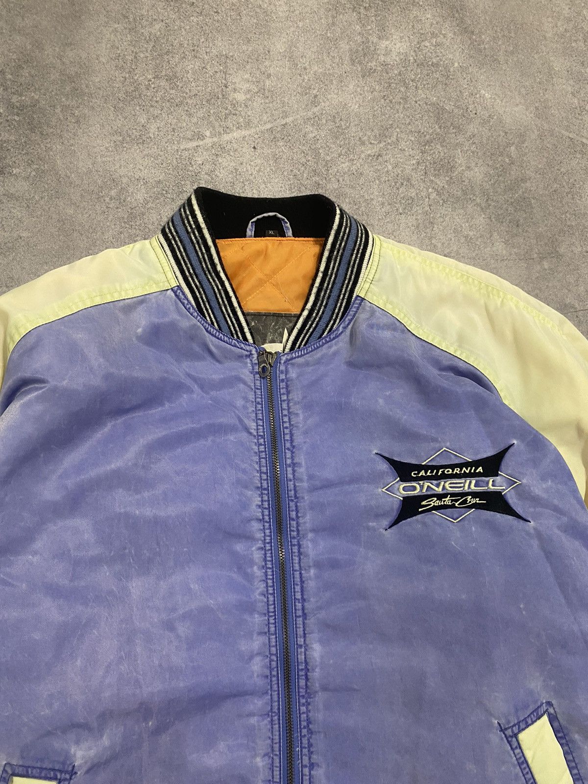 O'Neill × Vintage Vintage 90s O’Neill Santa Cruz California Bomber Jacket Size US XL / EU 56 / 4 - 4 Thumbnail