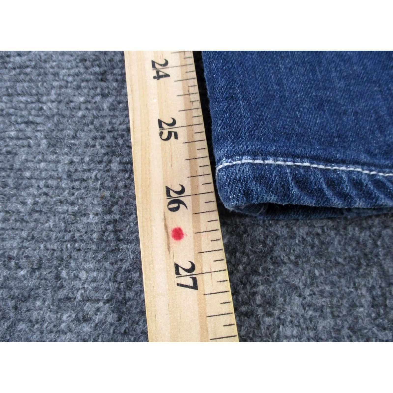 Miss Me Miss Me Jeans Womens 25 Blue Denim Buckle Skinny Faded Y2K Casual Stretch Jeans Girls Womens 25 Blue Denim Buckle Skinny Faded Y2K Casual Stretch Size 42" / US 20 - 5 Thumbnail