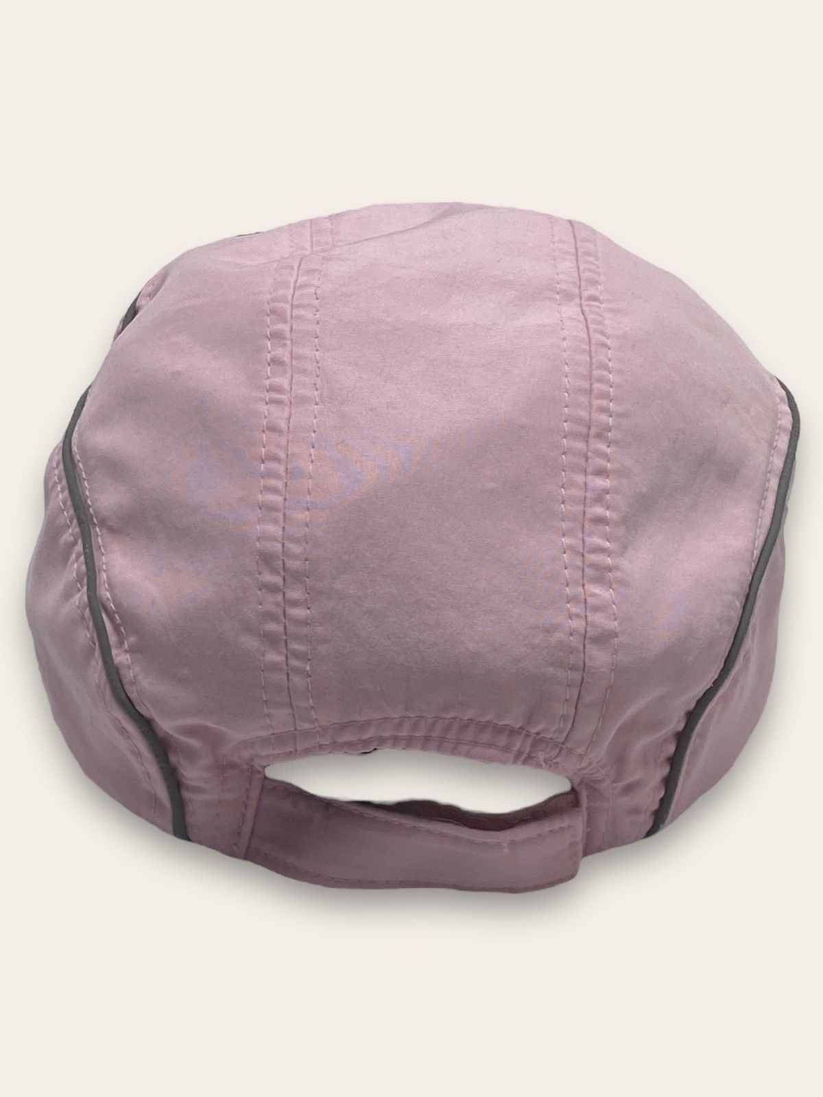 Nike Vintage NIKE Reflective Stripes Pink Cap Swoosh Drill Y2K Size ONE SIZE - 4 Thumbnail