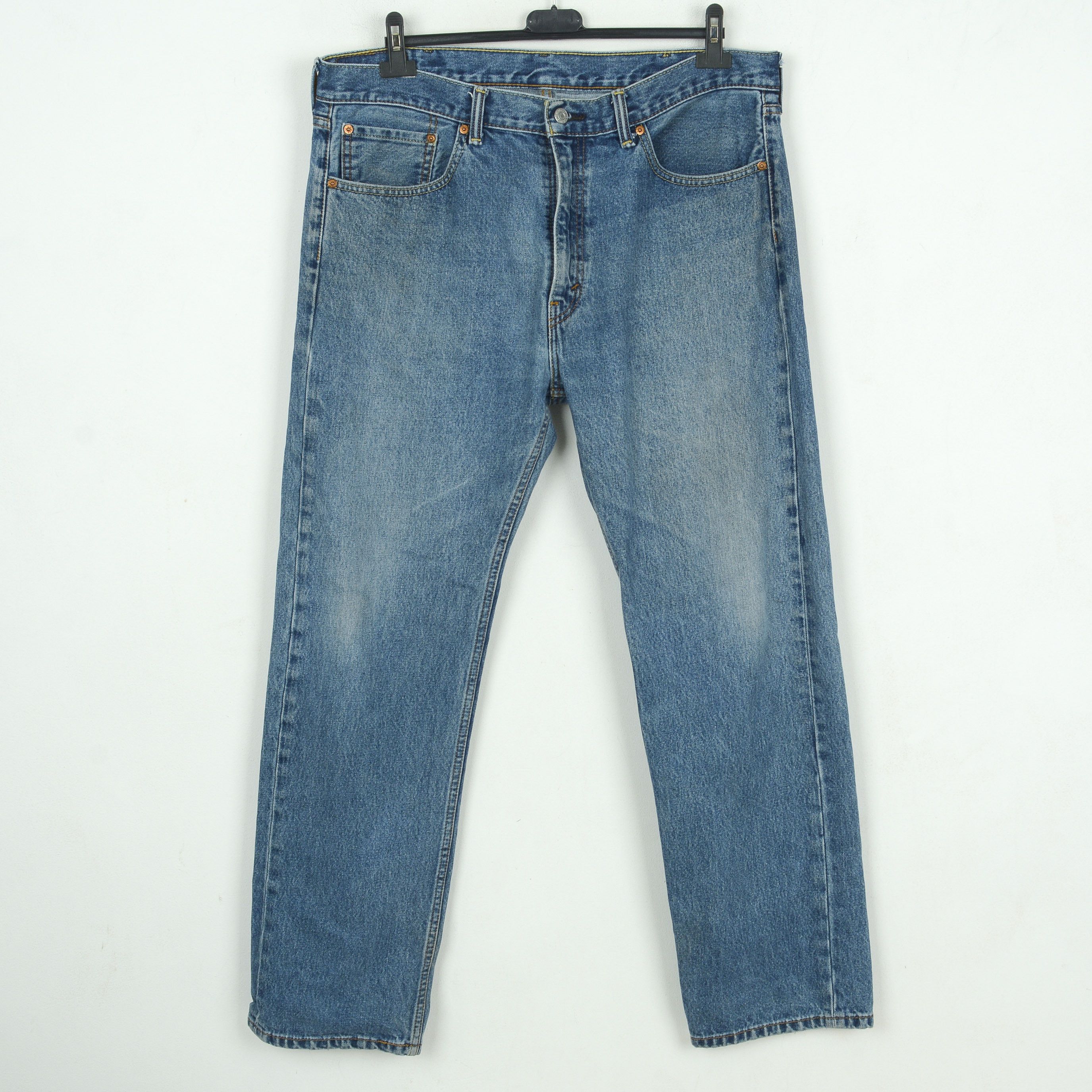 Levi's 505 Mens W38 L32 Regular Straight Jeans Denim Pants Trousers Size US 38 / EU 54 - 1 Thumbnail