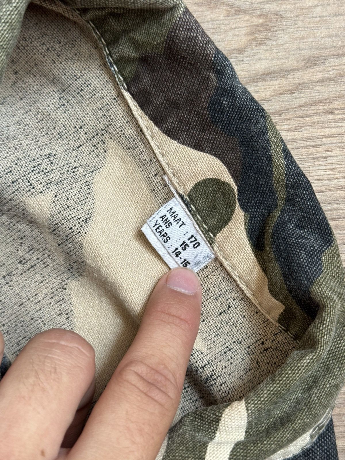 Designer VINTAGE CAMO CROPPED DENIM JACKET Size US S / EU 44-46 / 1 - 9 Thumbnail