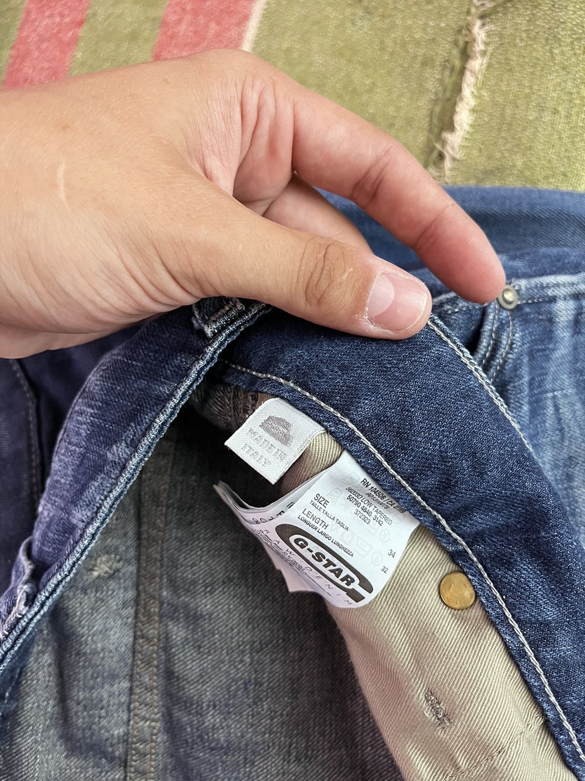 G-Star Men’s casual pants jeans G-star Raw size 34 made in 🇮🇹 Size US 34 / EU 50 - 12 Thumbnail