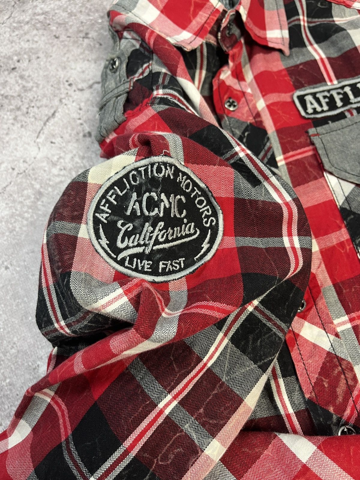 Affliction Limited Edition American Customs Motors California Shirt Size US S / EU 44-46 / 1 - 4 Thumbnail