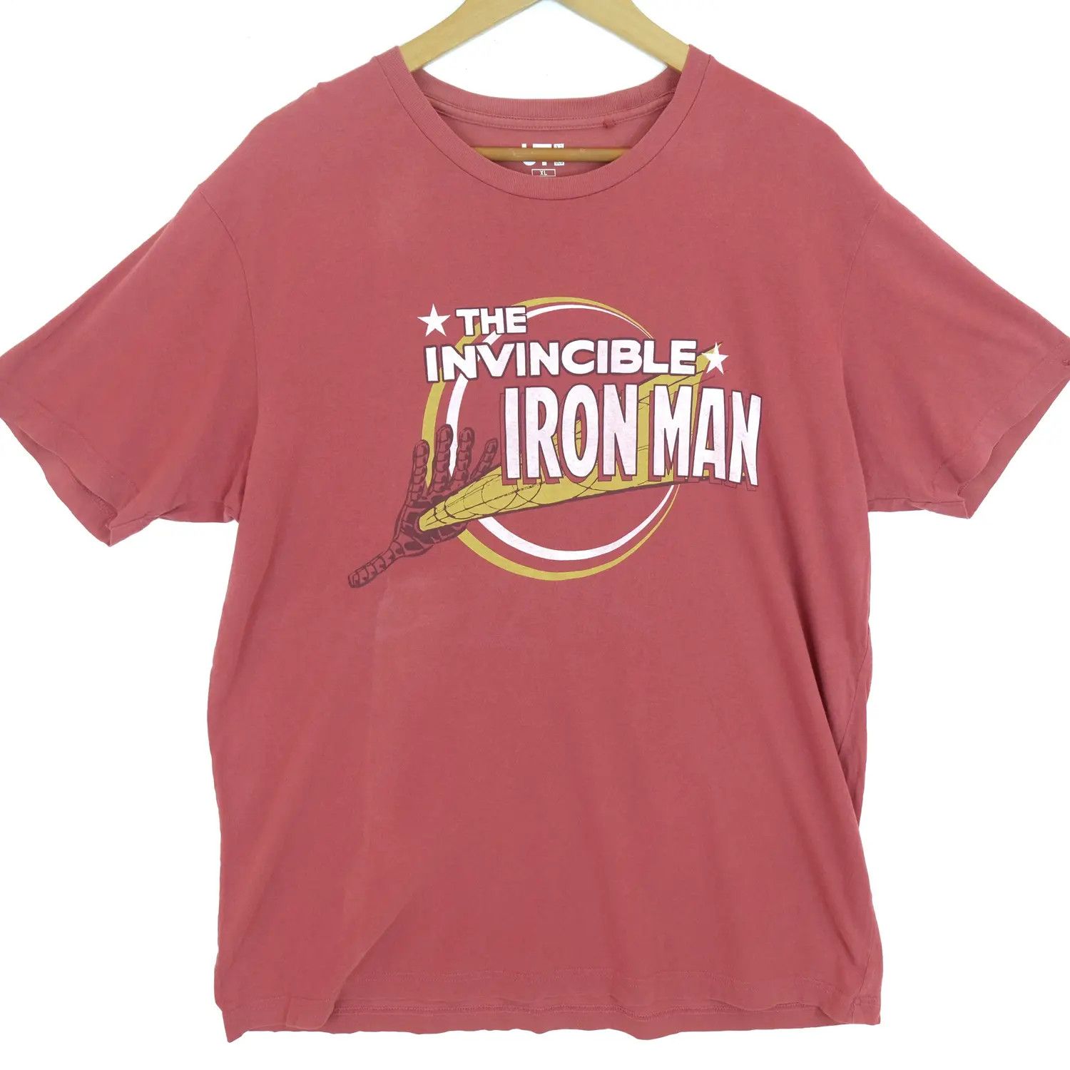 Uniqlo UNIQLO x IRON MAN Marvel T Shirt Size US XL / EU 56 / 4 - 2 Thumbnail
