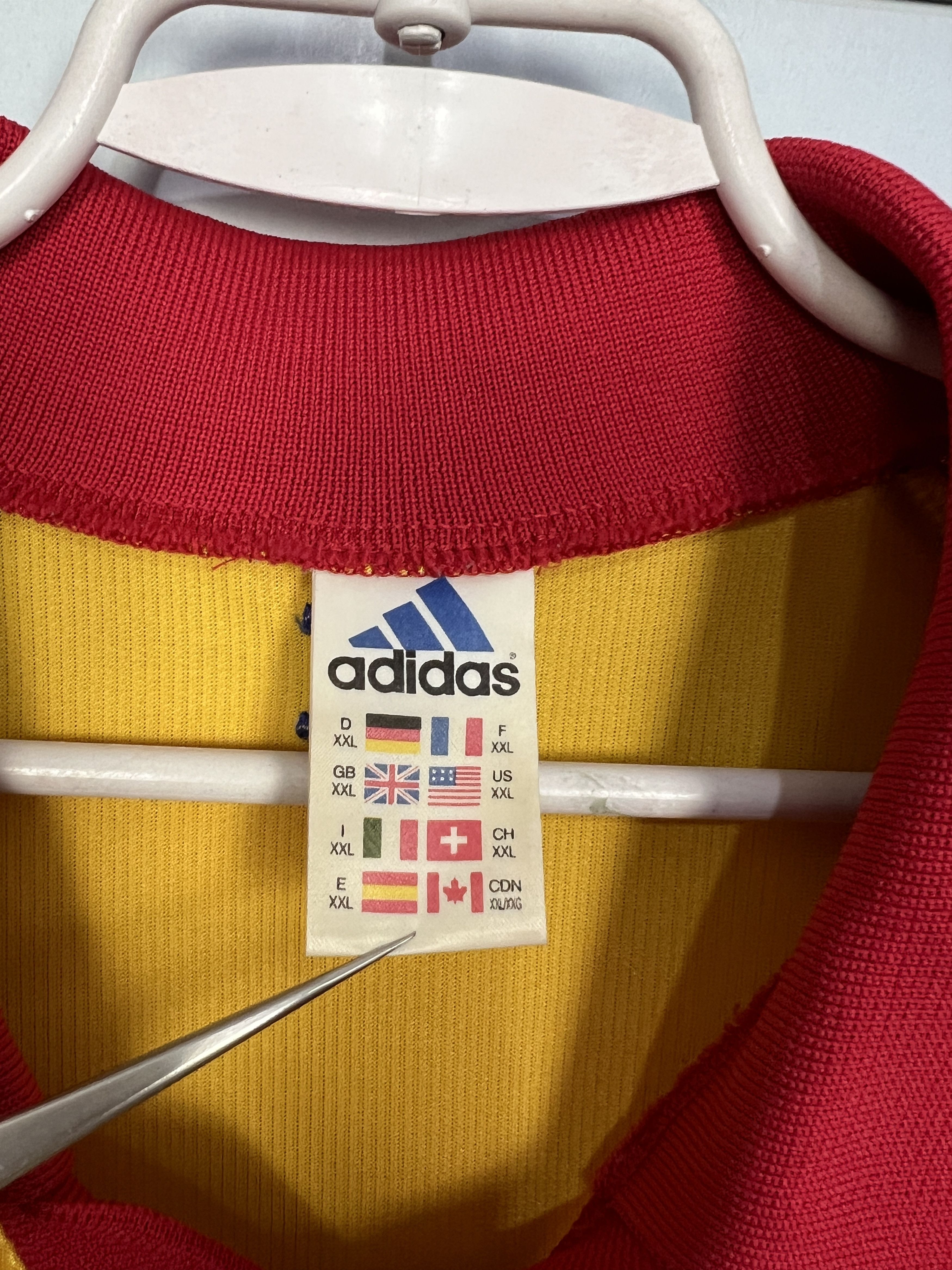 Adidas Karlsruher football shirt 1998 Soccer Jersey Trikot Rare Size US XXL / EU 58 / 5 - 7 Thumbnail