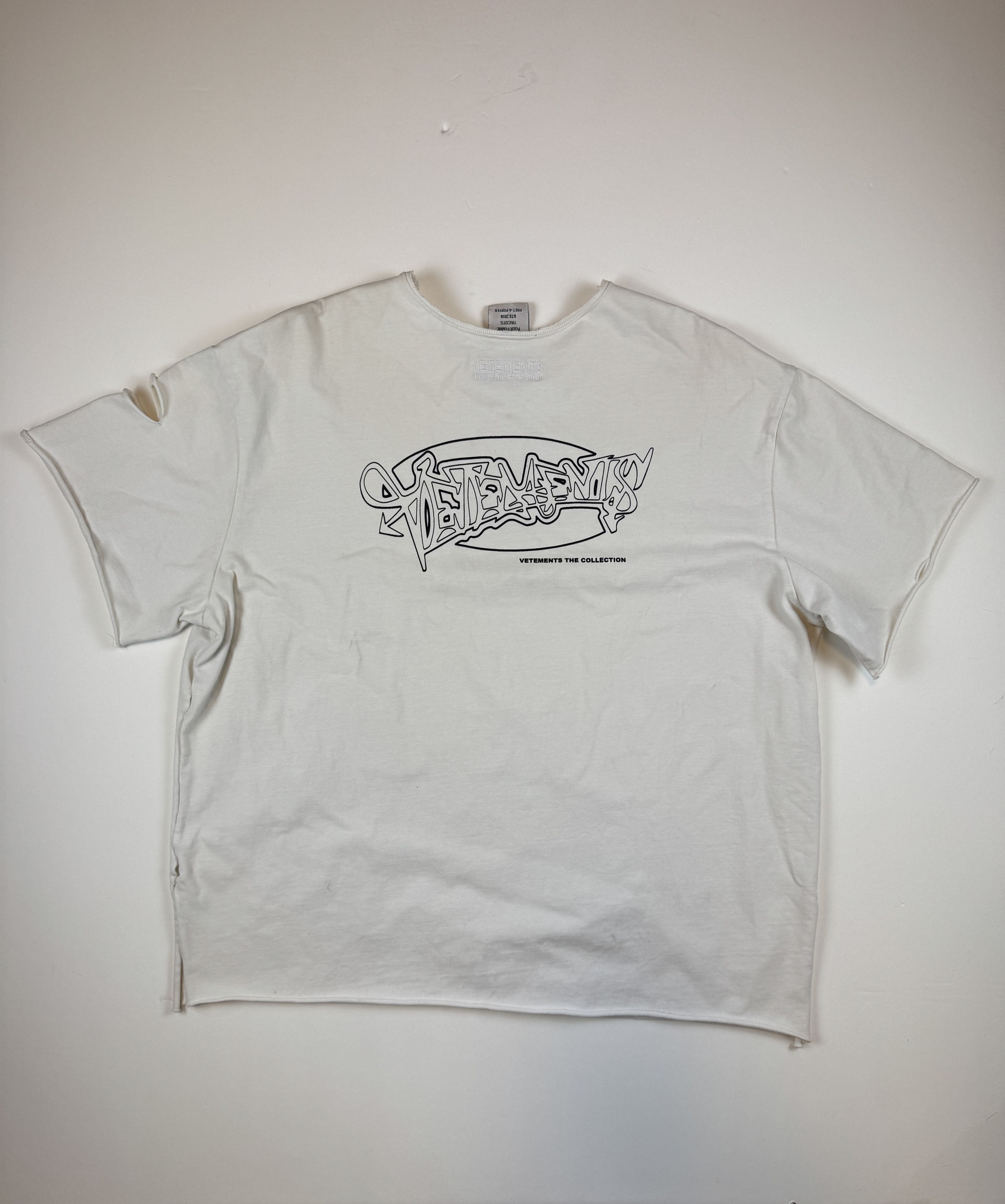 Vetements Vetements Hip Hop Cut Tee Size US S / EU 44-46 / 1 - 2 Thumbnail