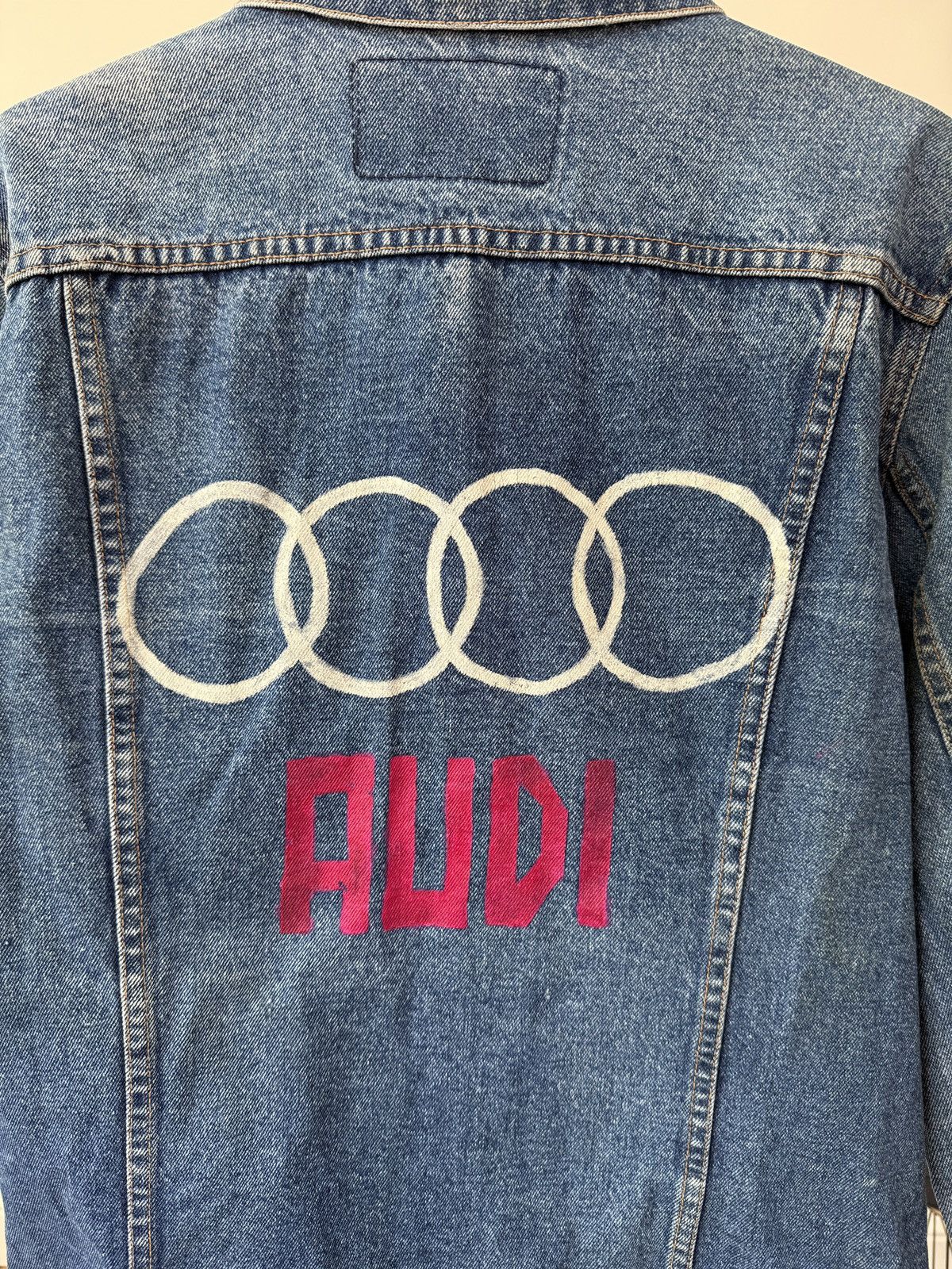 Audi Vintage Audi Denim Jacket Custom Patchwork Yamaha Elvis Size US M / EU 48-50 / 2 - 15 Thumbnail