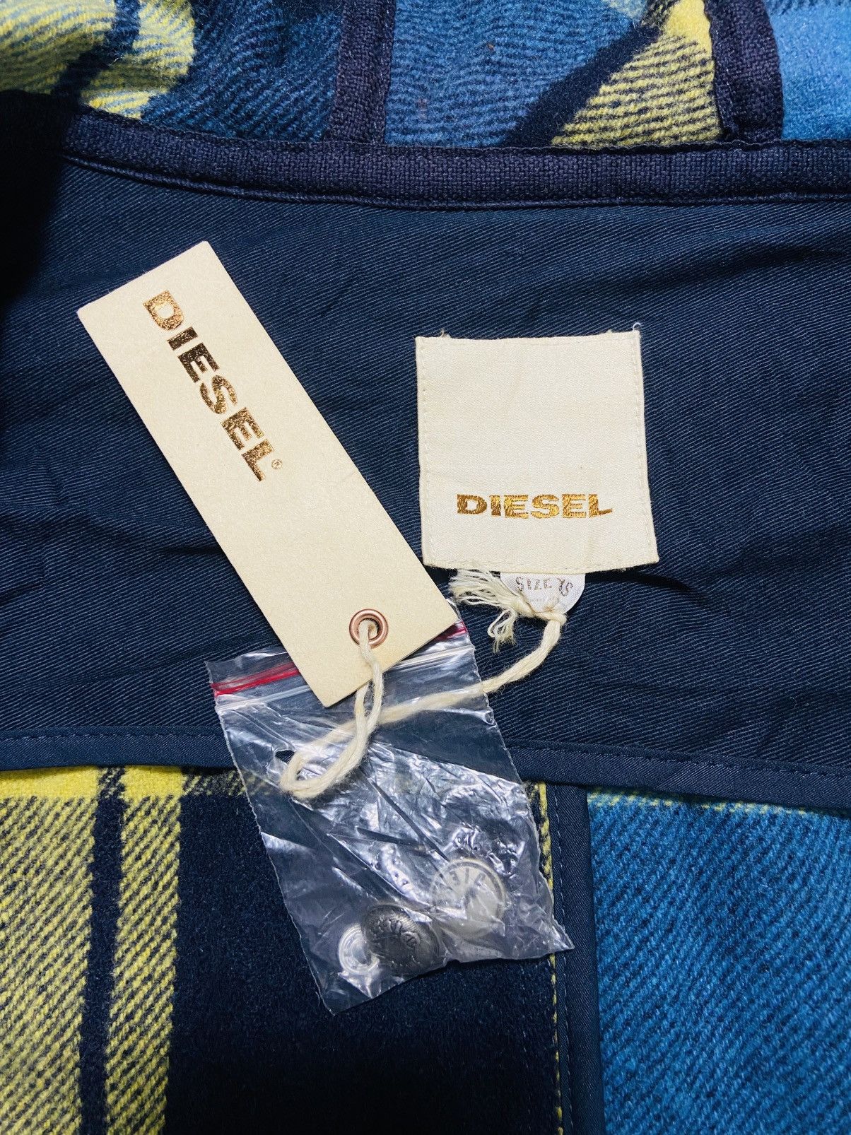 Diesel Deadstock Diesel Wool Plaid Jacket Size M / US 6-8 / IT 42-44 - 15 Thumbnail