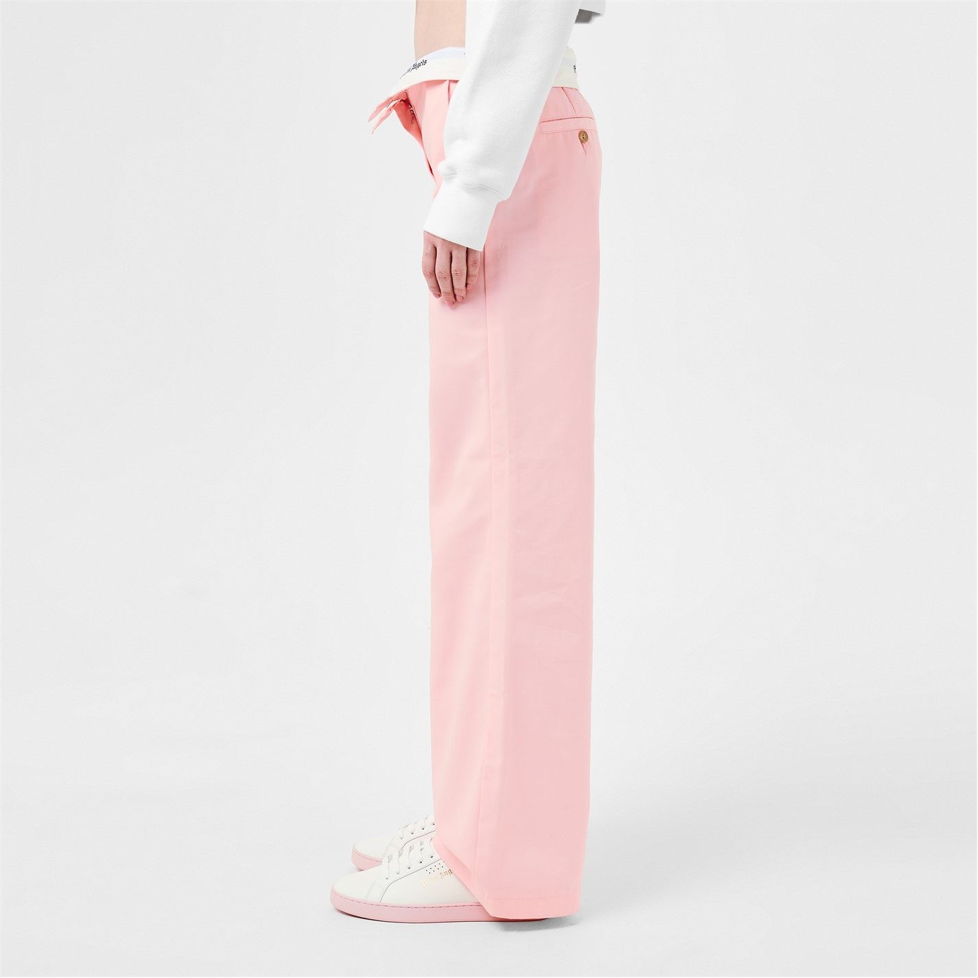 Palm Angels o1g2r1mq0325 Reversed Waistband Chino Pant in Pink Size 25" / US 0 / IT 36 - 4 Thumbnail