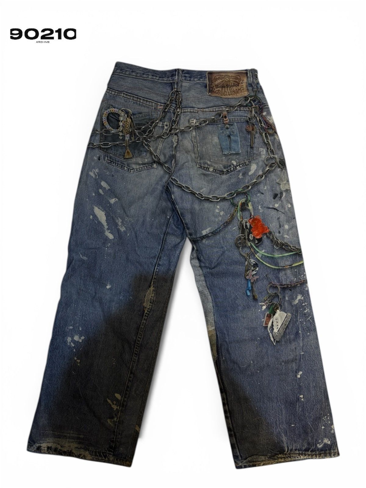 Acne Studios Acne Studios Trompe L'oeil Print Keychain Baggy Jeans Size US 32 / EU 48 - 2 Thumbnail