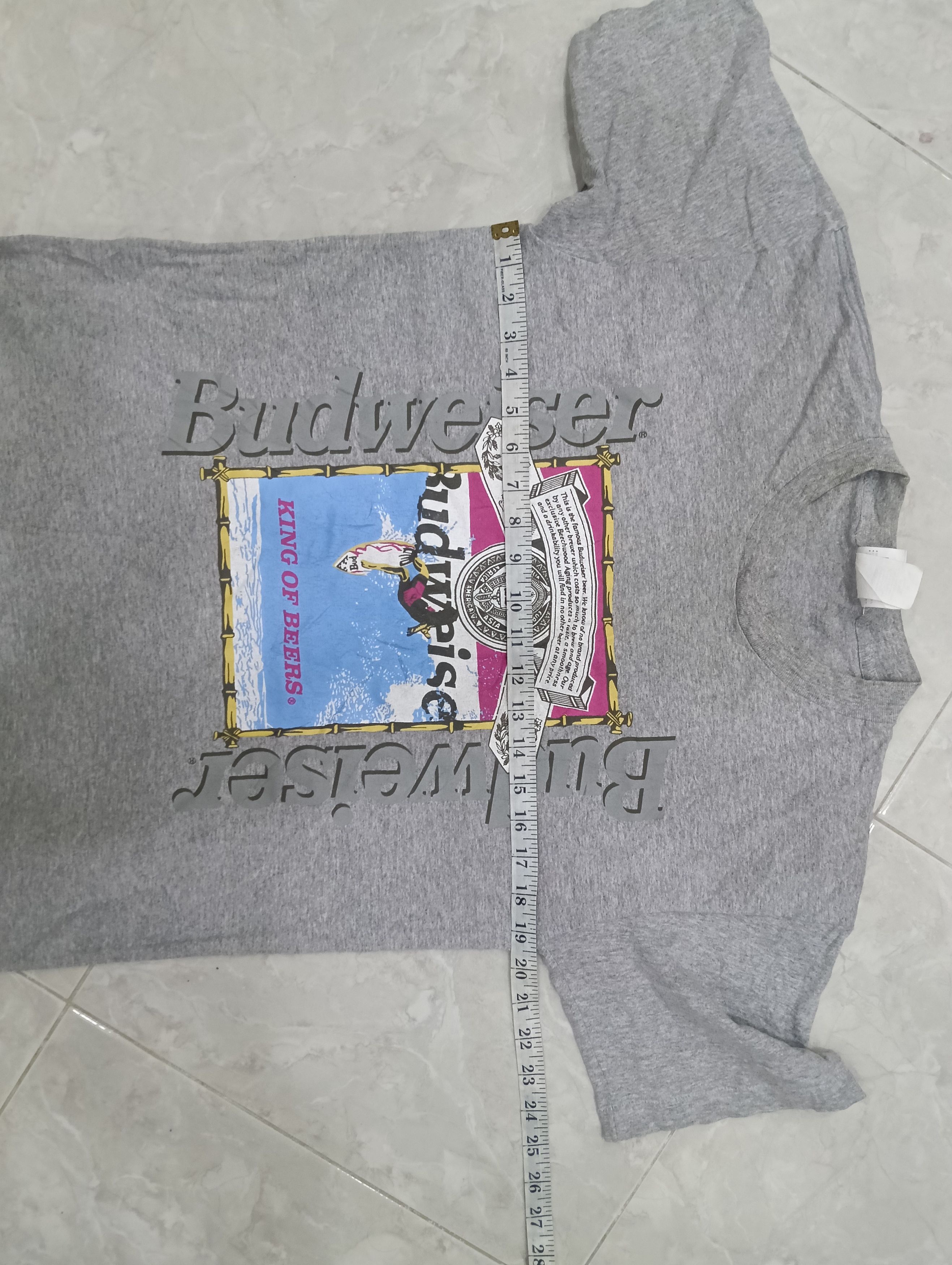 Budweiser Vintage Bud All Single Stitch Size US M / EU 48-50 / 2 - 8 Thumbnail