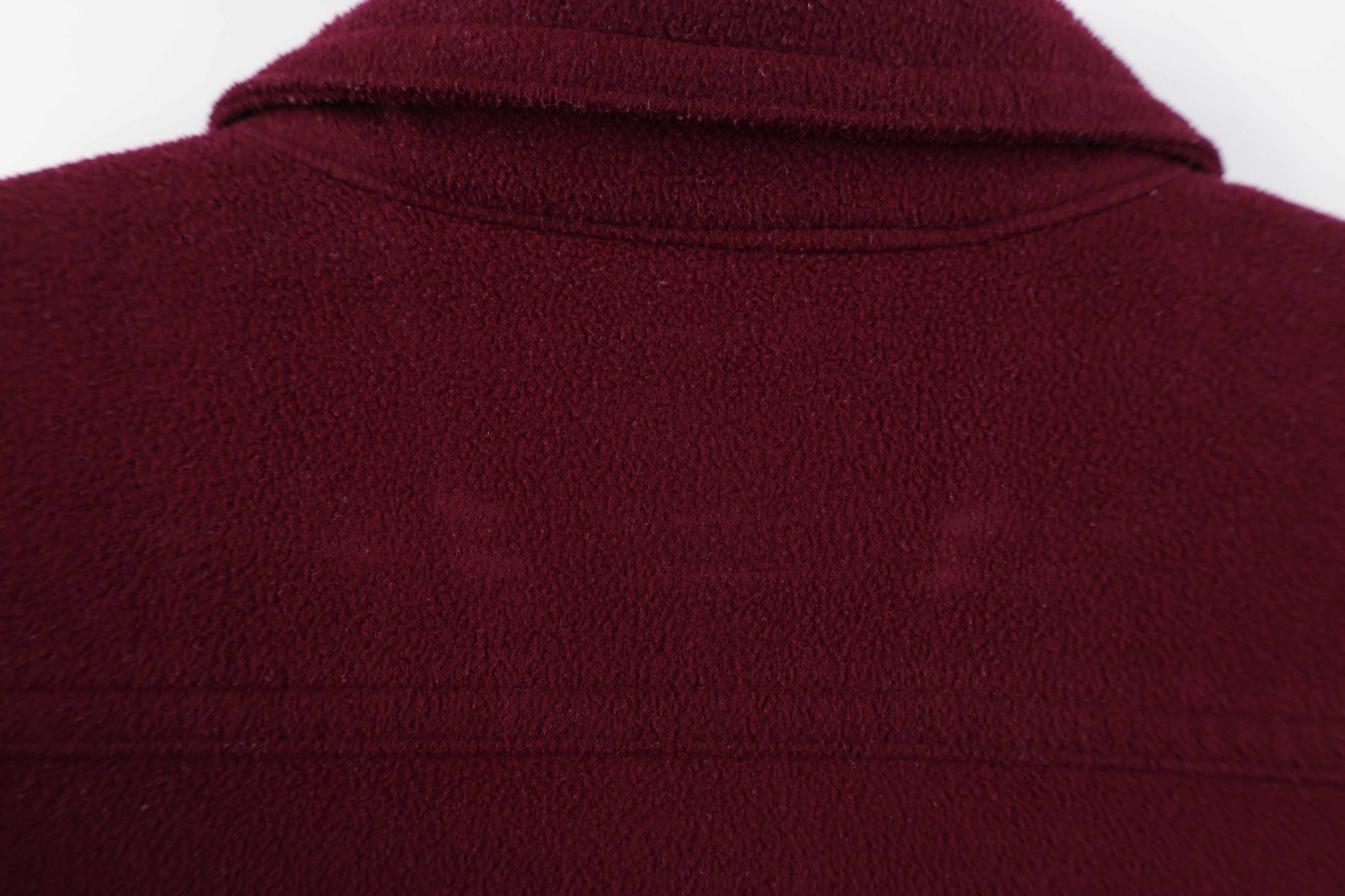 Cabelas Vintage 90s Cabelas Pocket Fleece Button Shirt Burgundy Size US XL / EU 56 / 4 - 10 Thumbnail