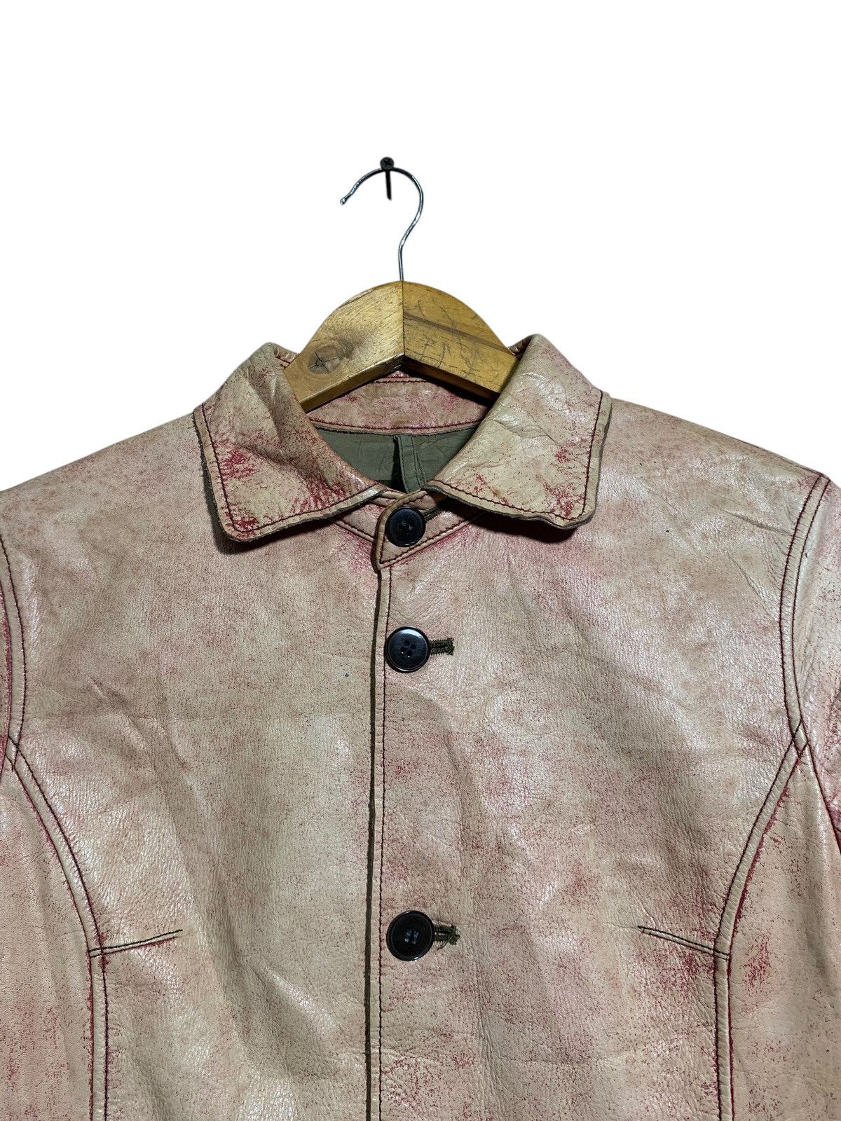 Japanese Brand 🔥INBREED JAPAN COWHIDE LEATHER JACKETS Size US M / EU 48-50 / 2 - 4 Thumbnail