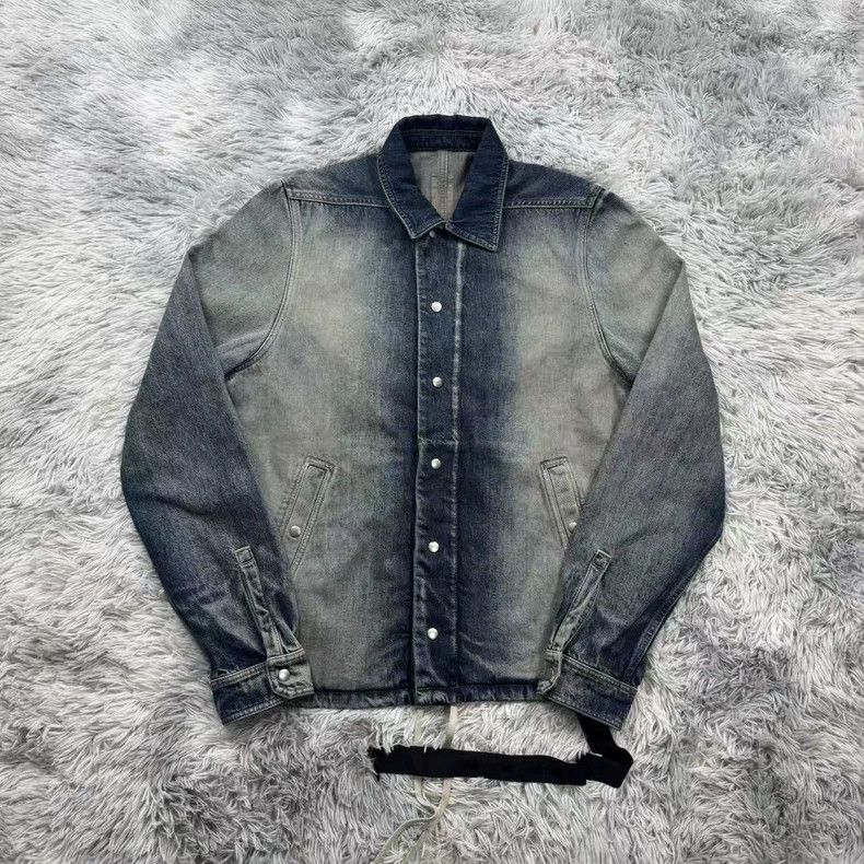 Rick Owens Rick Owens Gradient Denim Jacket Size M Size US M / EU 48-50 / 2 - 1 Thumbnail