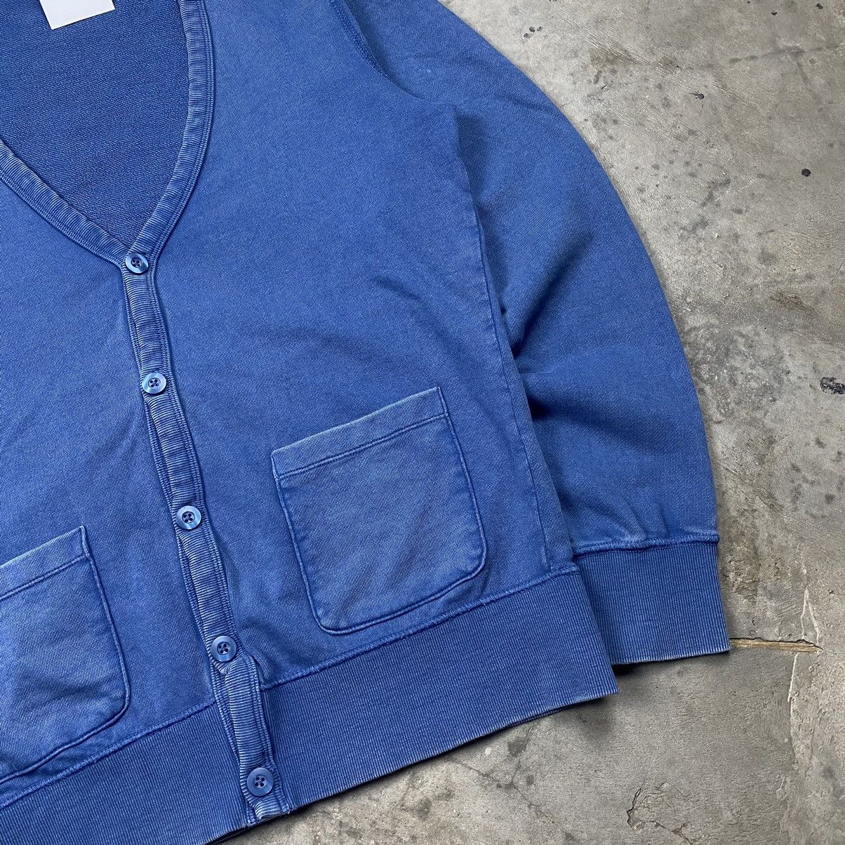 GU × Japanese Brand y2k GU Washed Indigo Blue Denim Jumper Cardigan Size US S / EU 44-46 / 1 - 3 Thumbnail