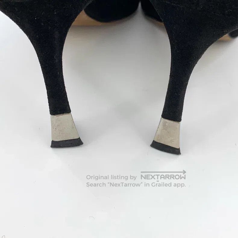 Other Dior Black suede fish mouth thin heels Size US 8 / IT 38 - 9 Thumbnail