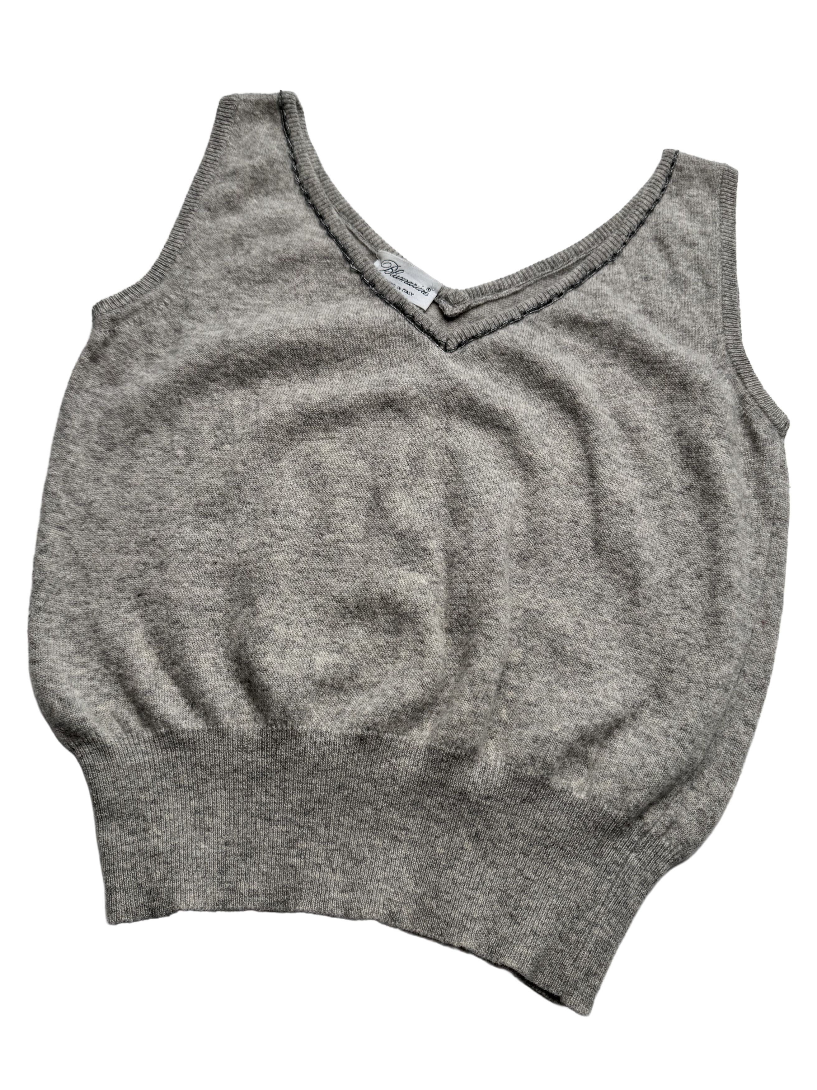 Blumarine Blumarine Vintage Laine-Wool Tank Top Size M / US 6-8 / IT 42-44 - 5 Thumbnail