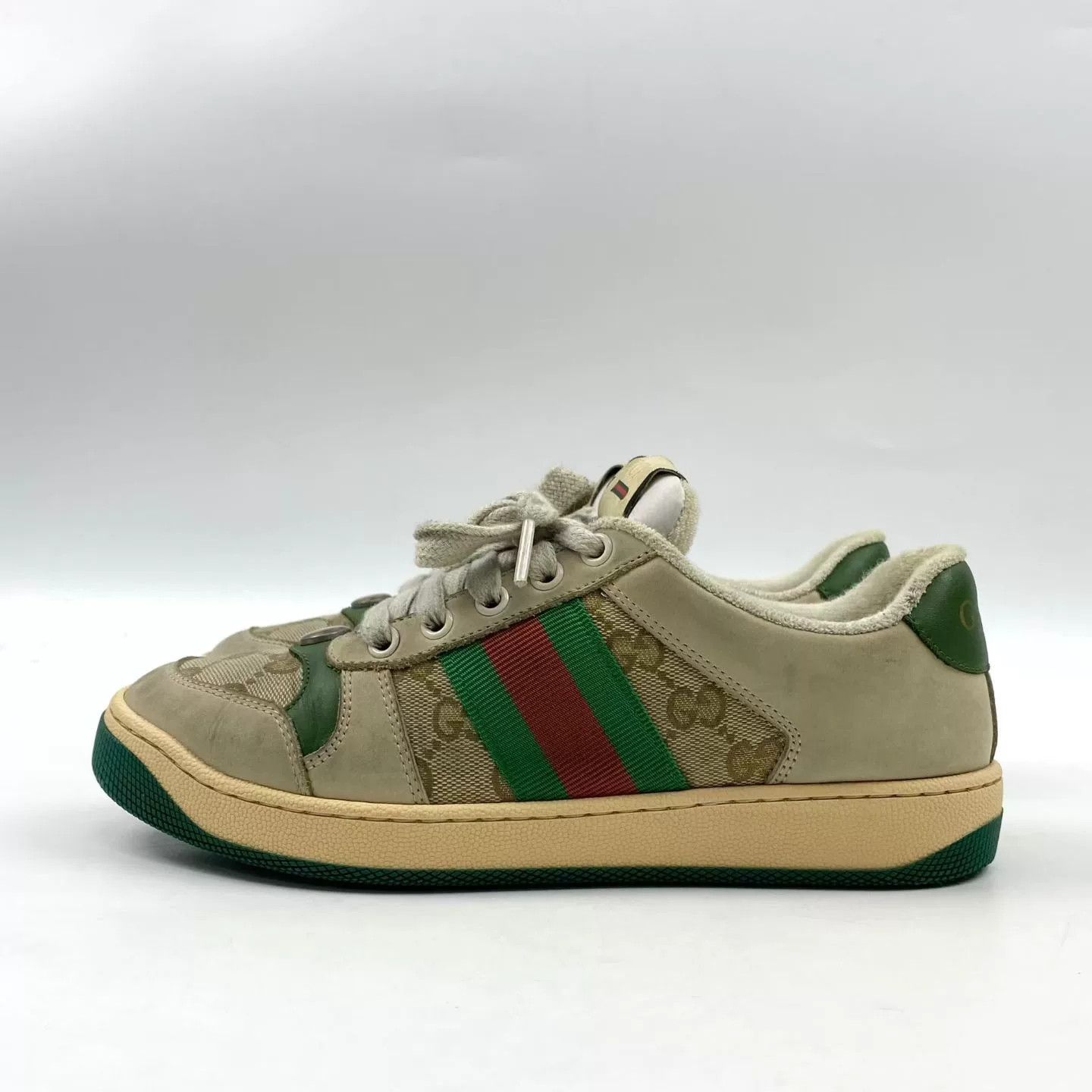 Gucci Gucci Green Tail Sneakers Size US 5 / IT 35 - 1 Thumbnail