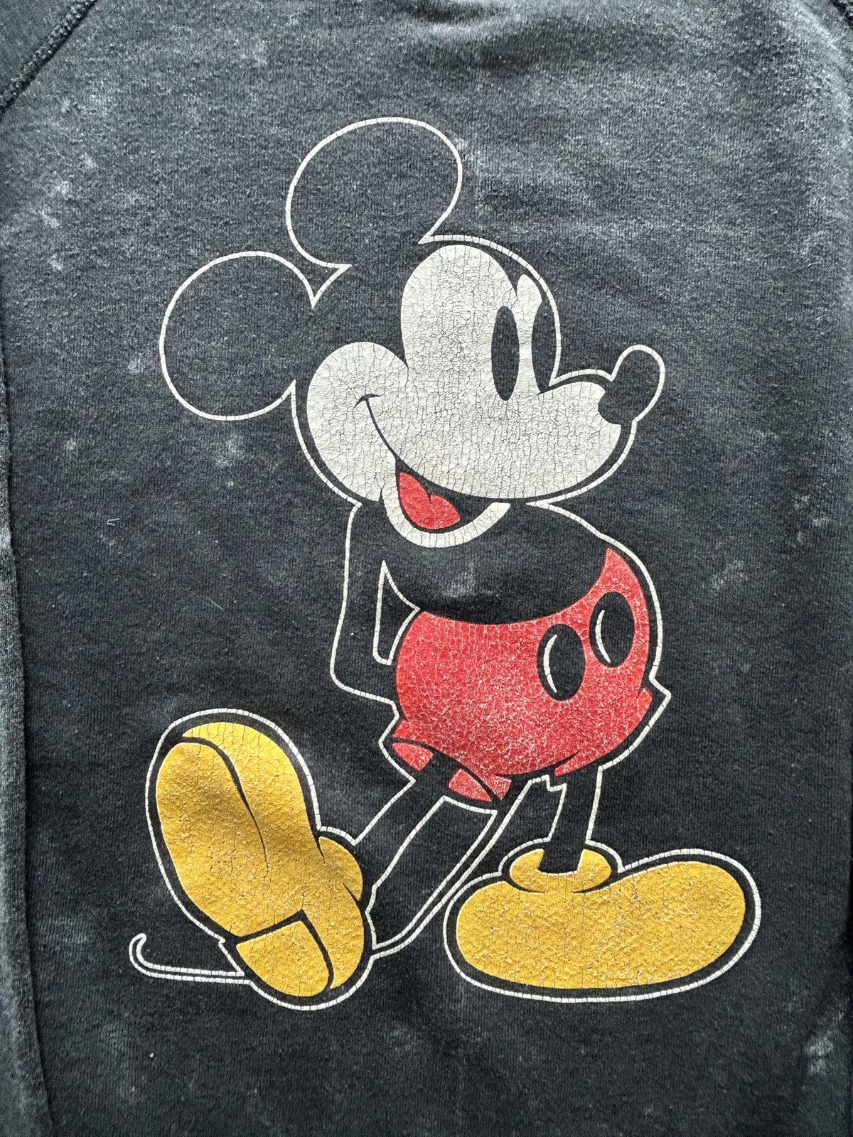 Disney Vintage 90s Mickey Mouse Raglan Sweatshirt Size US XL / EU 56 / 4 - 2 Thumbnail