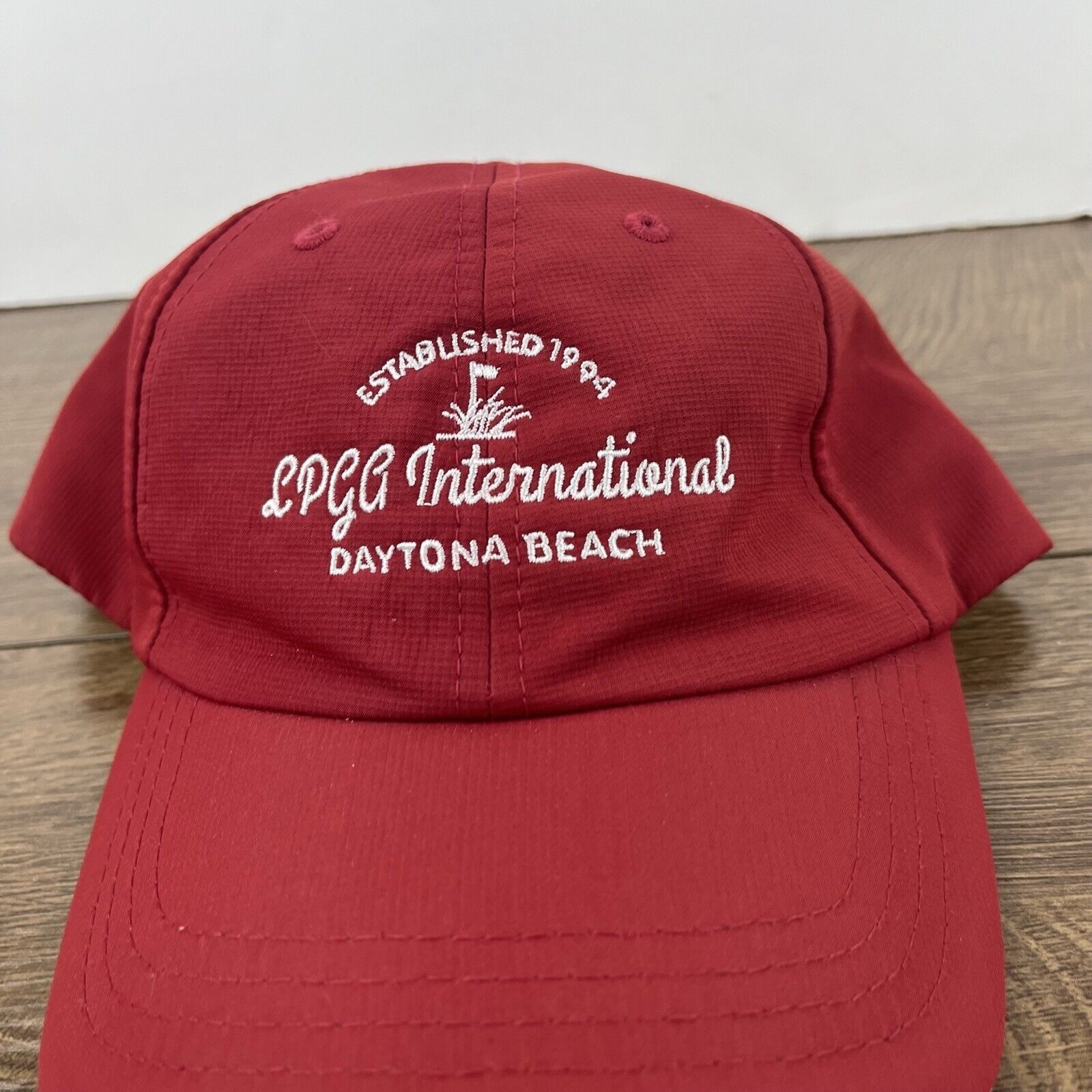 Other LPGG International Hat Daytona Beach Hat Red Adjustable Hat Size ONE SIZE - 7 Thumbnail