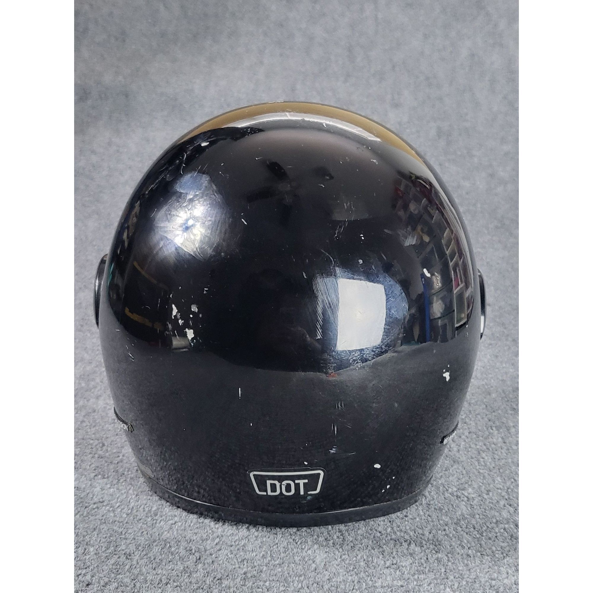 Harley Davidson Harley Davidson Motorcycle Helmet JET DOT Black Gloss Full F Size ONE SIZE - 5 Thumbnail