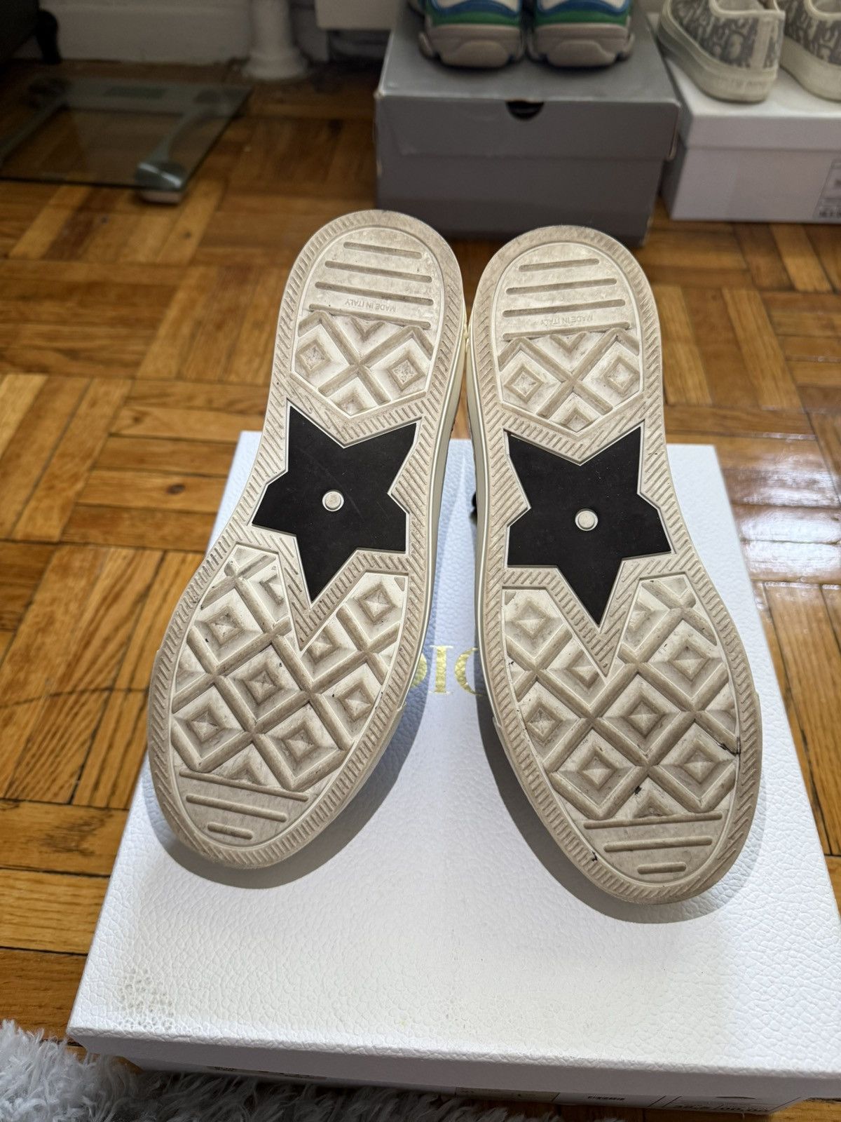 Christian Dior Monsieur × Dior Christian Dior High Top Sneakers - Deep Blue Dior Oblique Size US 8.5 / IT 38.5 - 10 Thumbnail