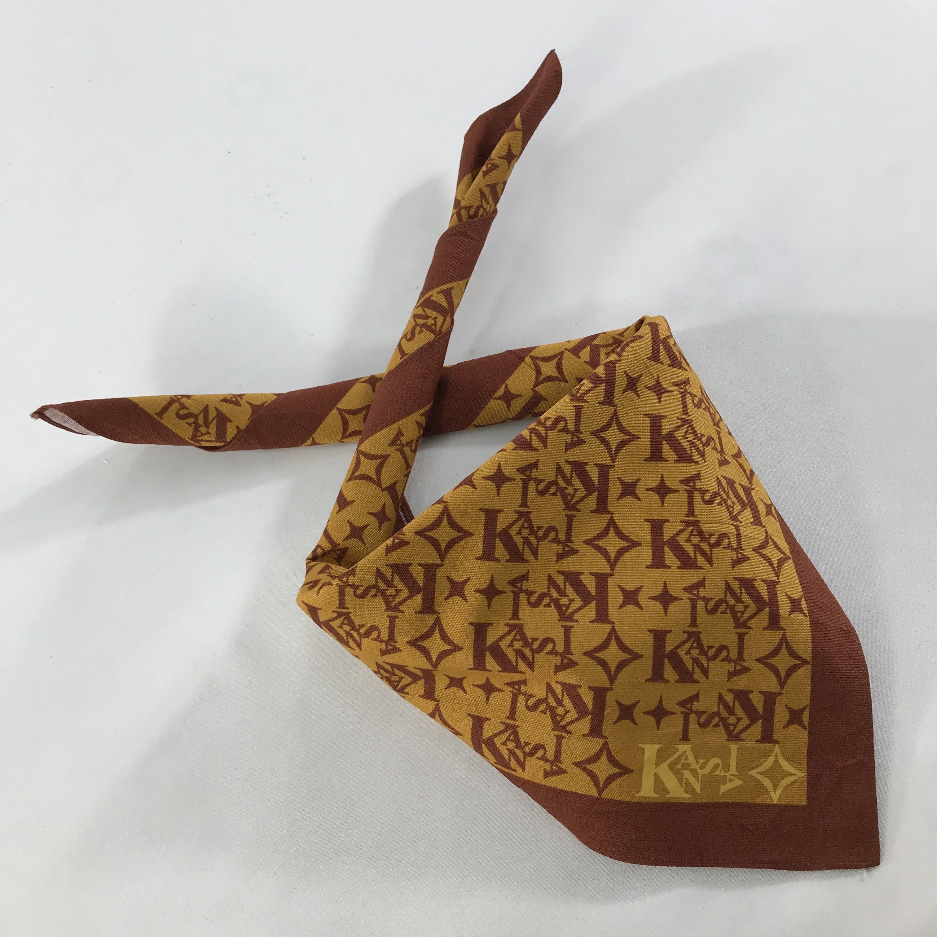 Kansai Yamamoto × Vintage Kansai Yamamoto Bandana / Handkerchief / Neckerchief -S1372 Size ONE SIZE - 4 Thumbnail