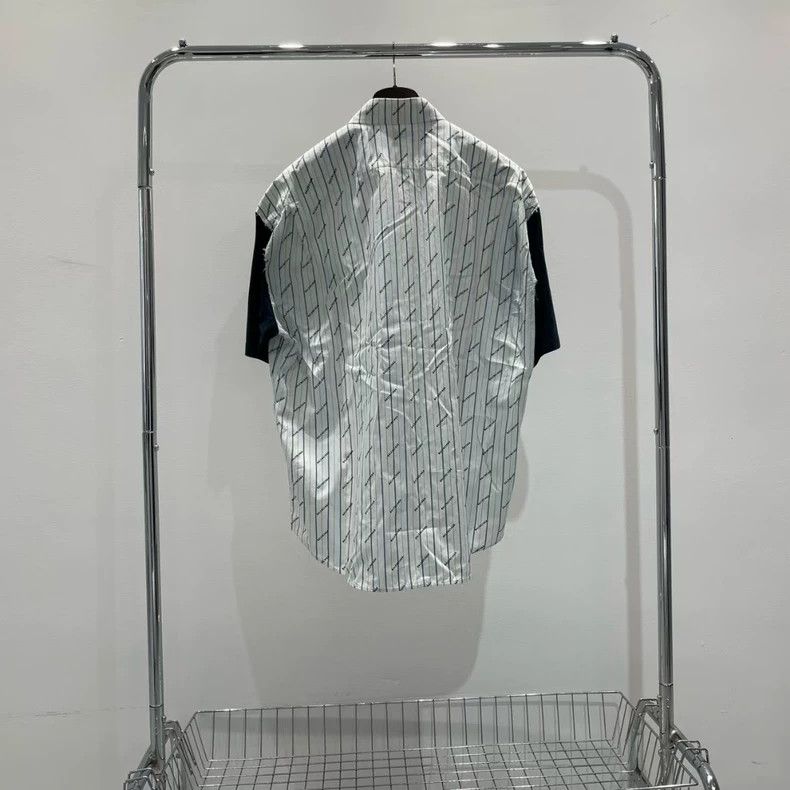 Balenciaga Balenciaga Bullet screen stitching short sleeve Size US S / EU 44-46 / 1 - 2 Thumbnail