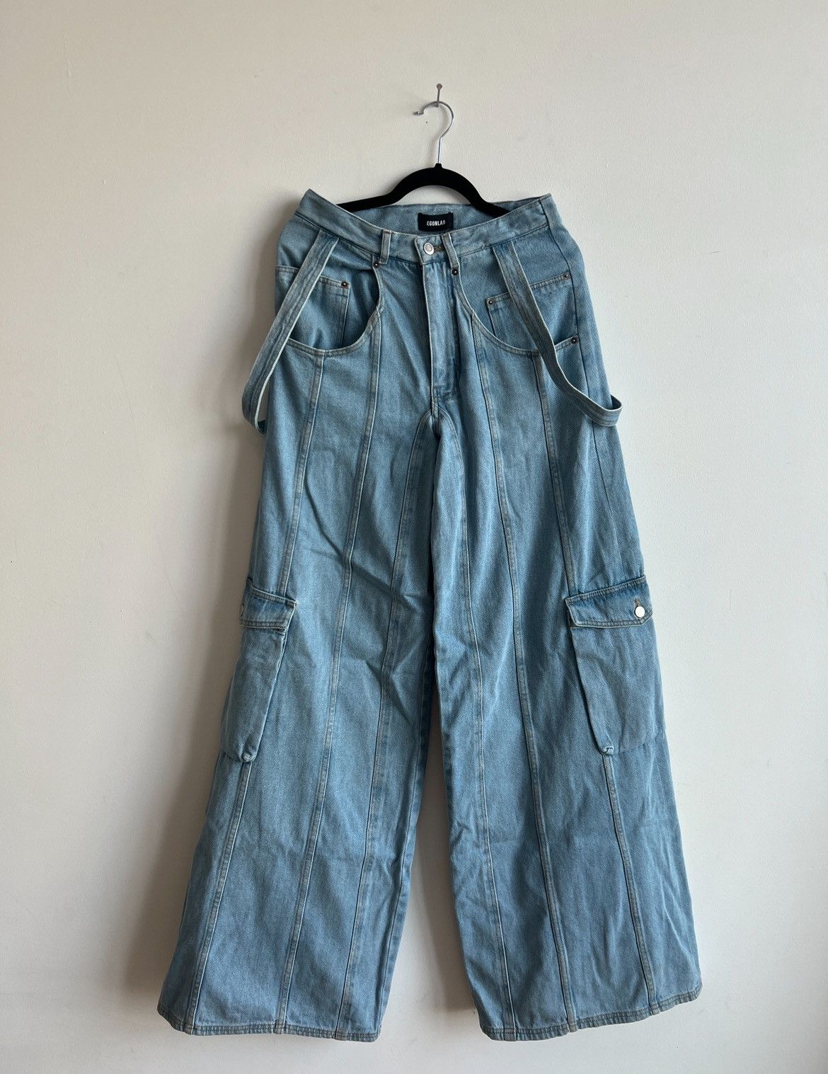 Other Egonlab Blue Cargo Jeans Size US 30 / EU 46 - 1 Thumbnail
