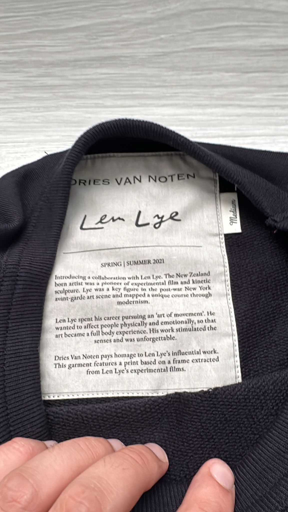 Dries Van Noten Dries Van Noten x Len Lye Haxti Sweatshirt Medium Size US M / EU 48-50 / 2 - 8 Thumbnail
