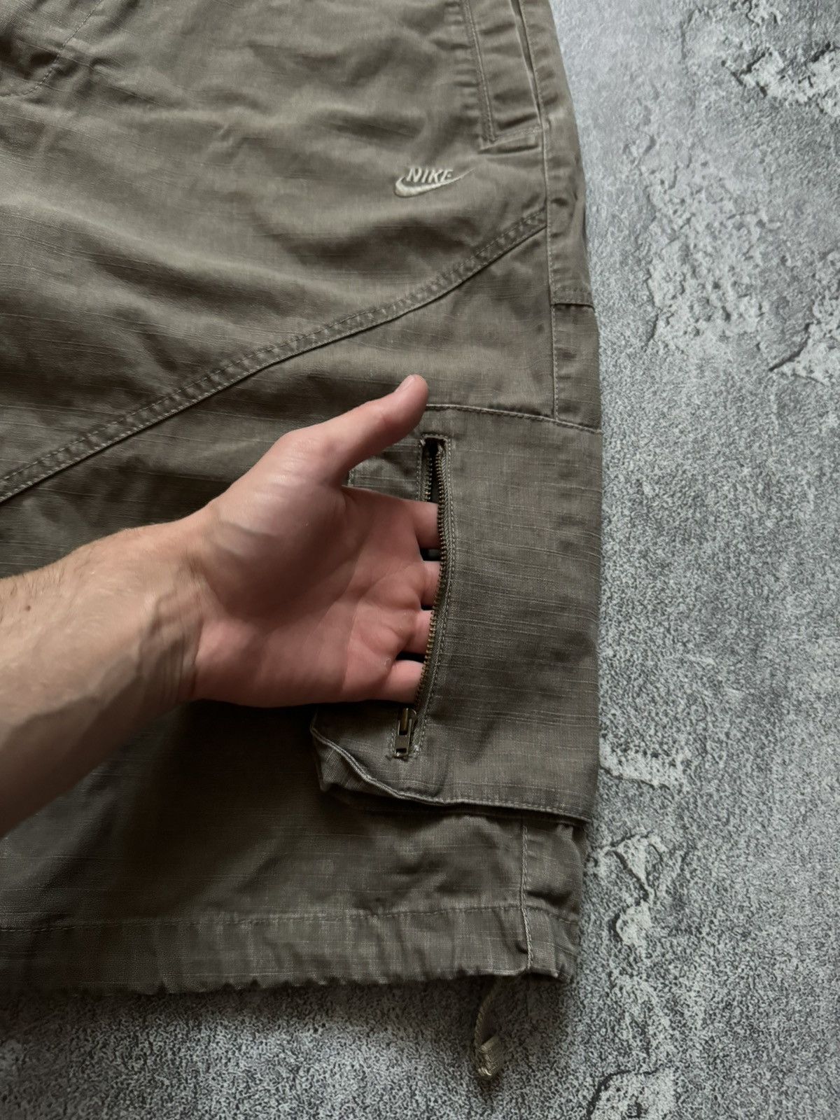 Nike × Vintage Nike XL cargo vintage shorts 🩳 swoosh Size US 36 / EU 52 - 9 Thumbnail