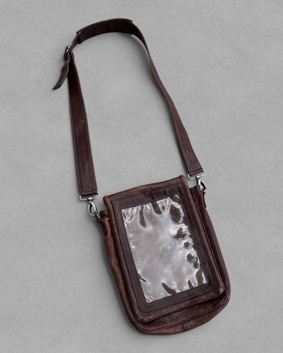 Maison Margiela 2000’s MAISON MARTIN MARGIELA Transparent Pocket Leather Bag Size ONE SIZE - 2 Thumbnail