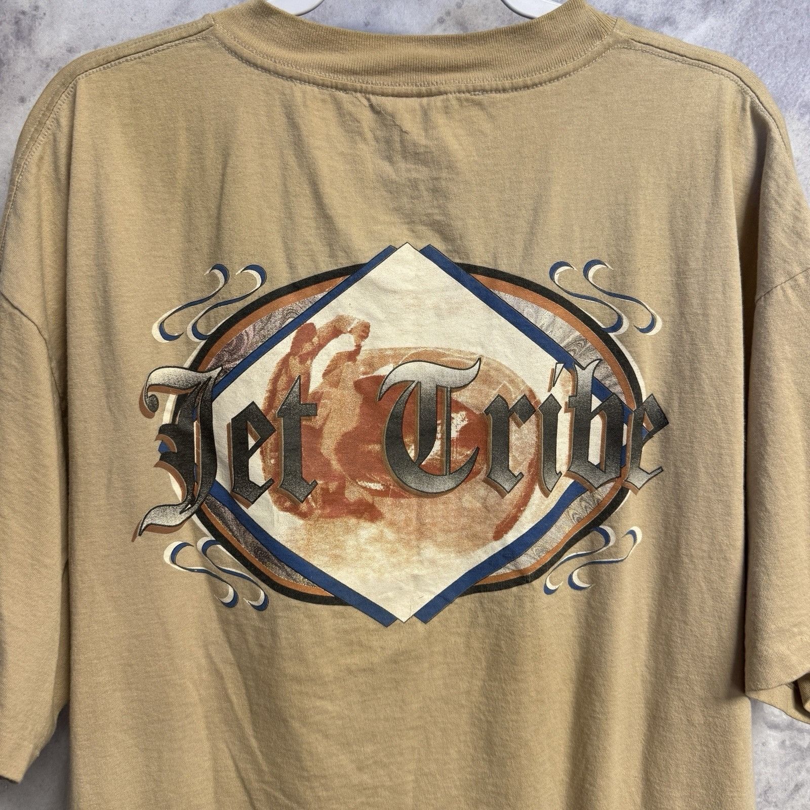 Vintage Vintage 90s Jet Ski T Shirt Mens XL 25.5x30 Jet Tribe Brown Size US XL / EU 56 / 4 - 1 Thumbnail
