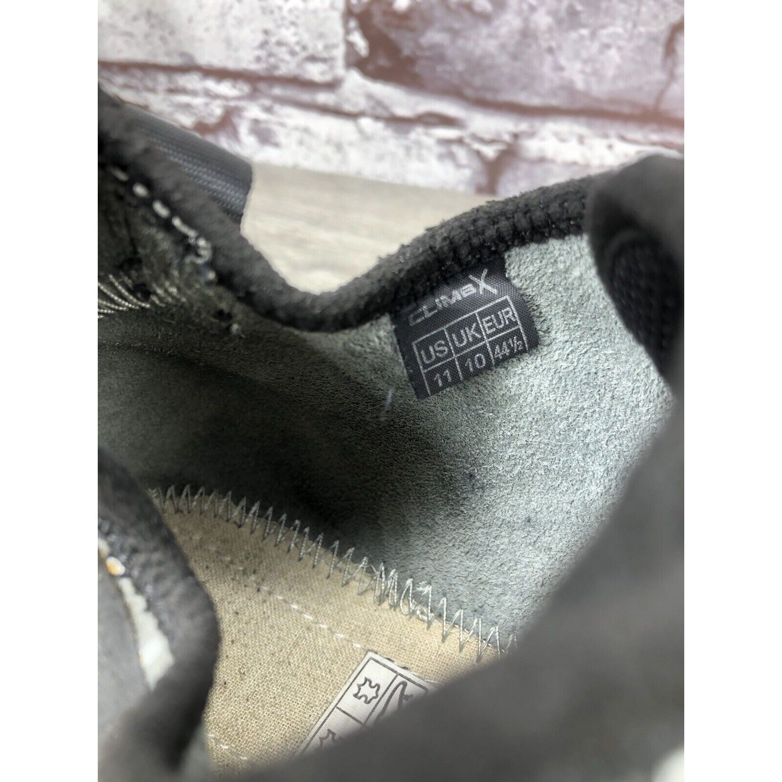 Other Climb X Grey Synthetic Orange Lace Black Climbing Shoes Men Size US 11 / EU 44 - 9 Thumbnail